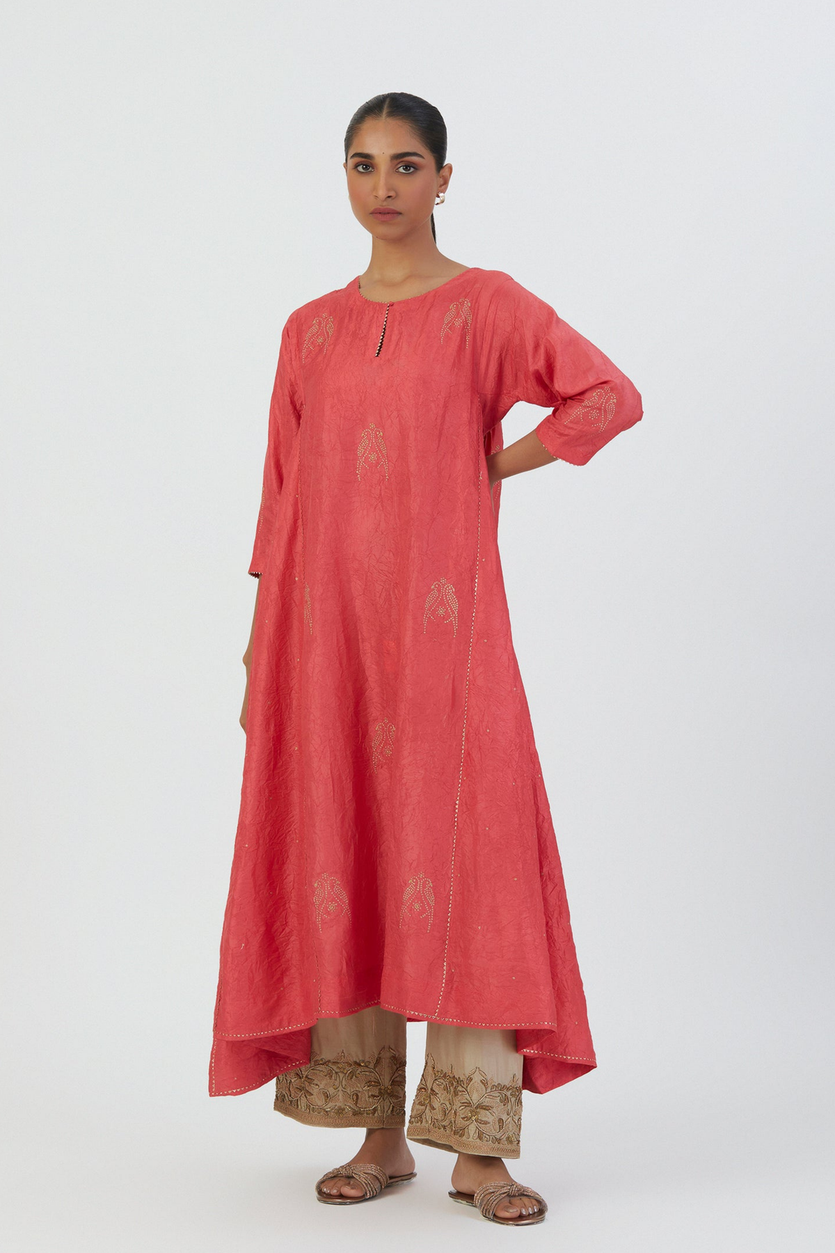 Sujata Coral Kurta &amp; Pant