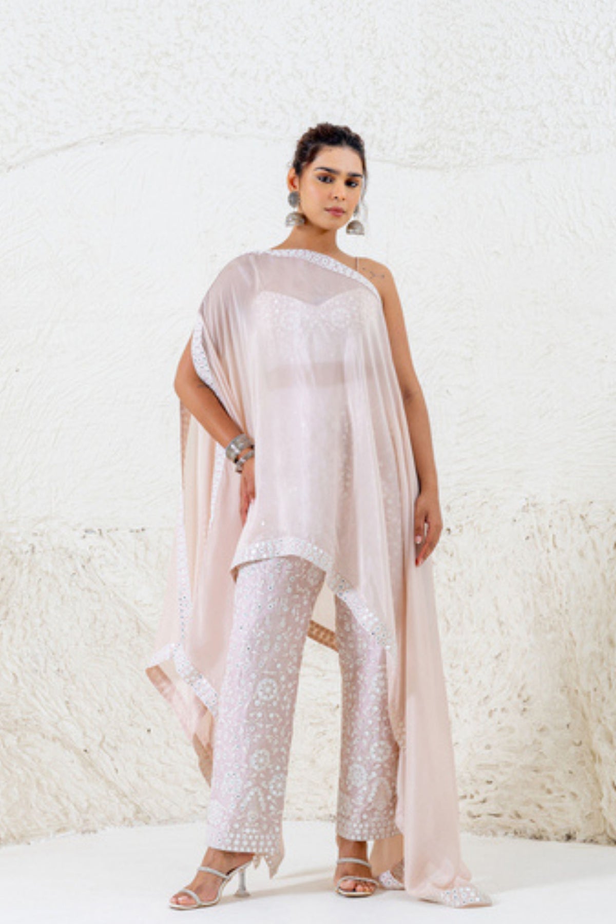 Nude Kaftan Set