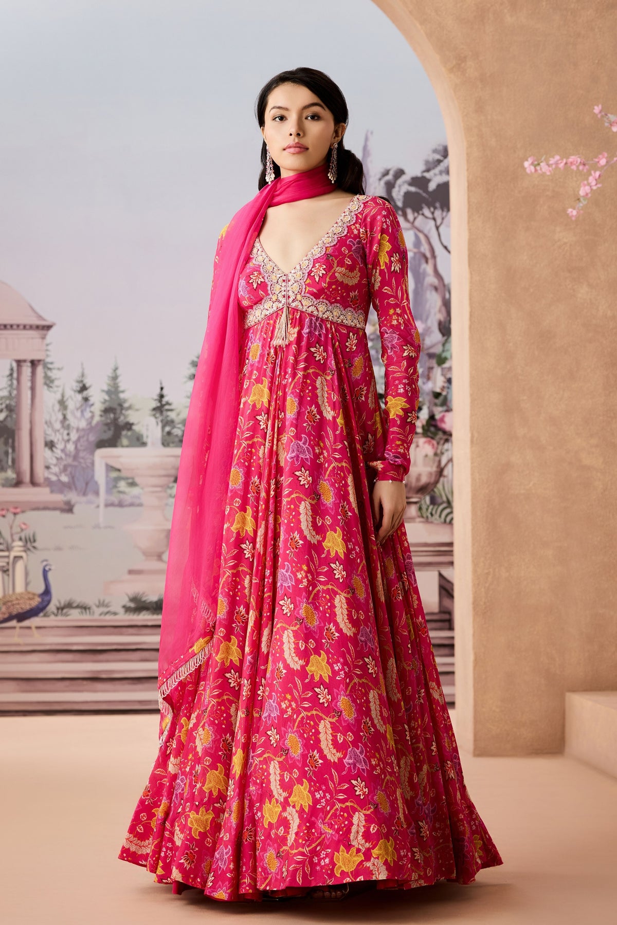 Rj-rani Chintz Anarkali Set