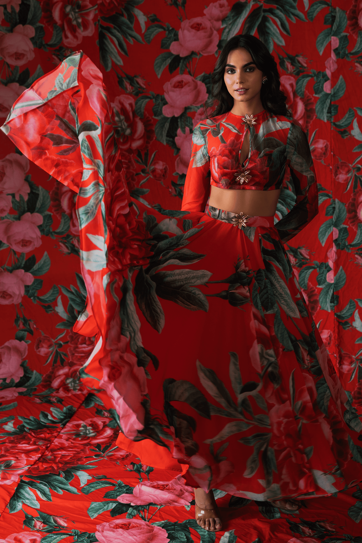 Red Lehenga Set