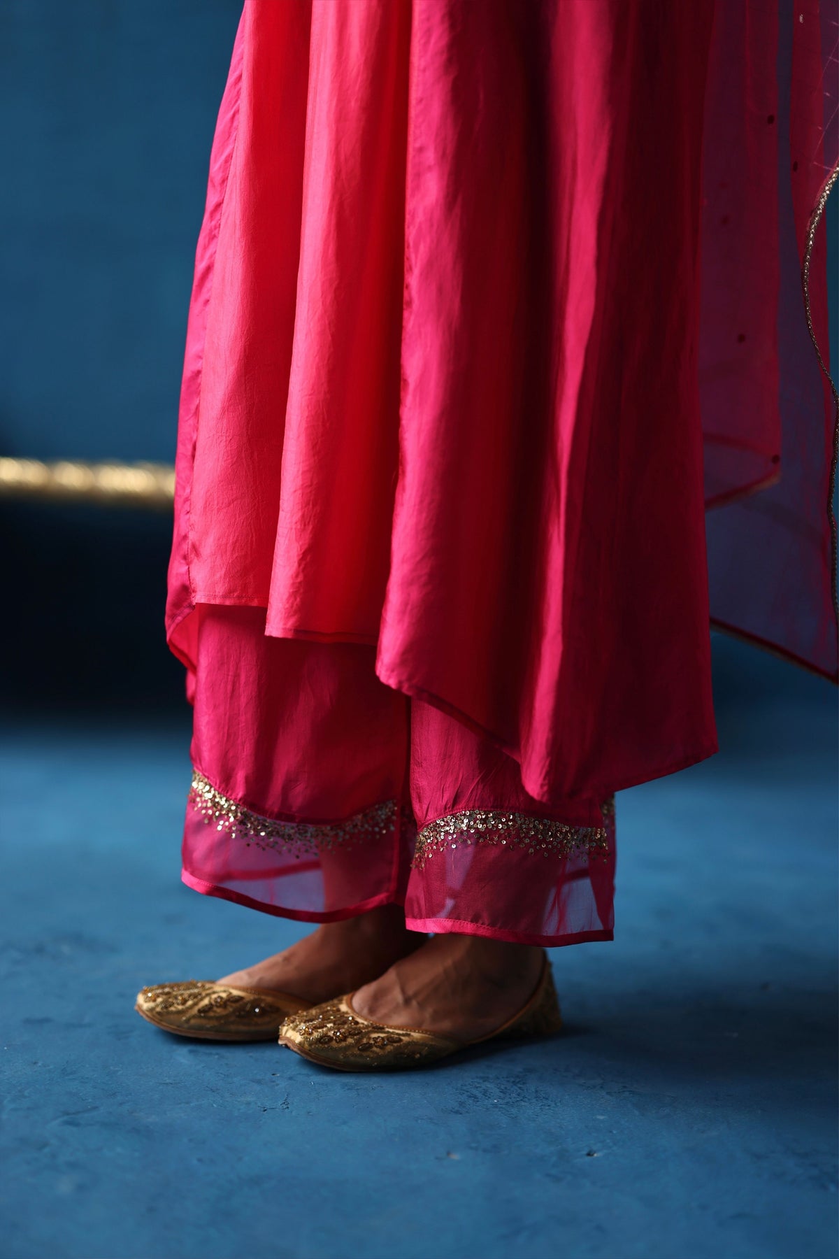 Fuchsia Jamun Kurta Set