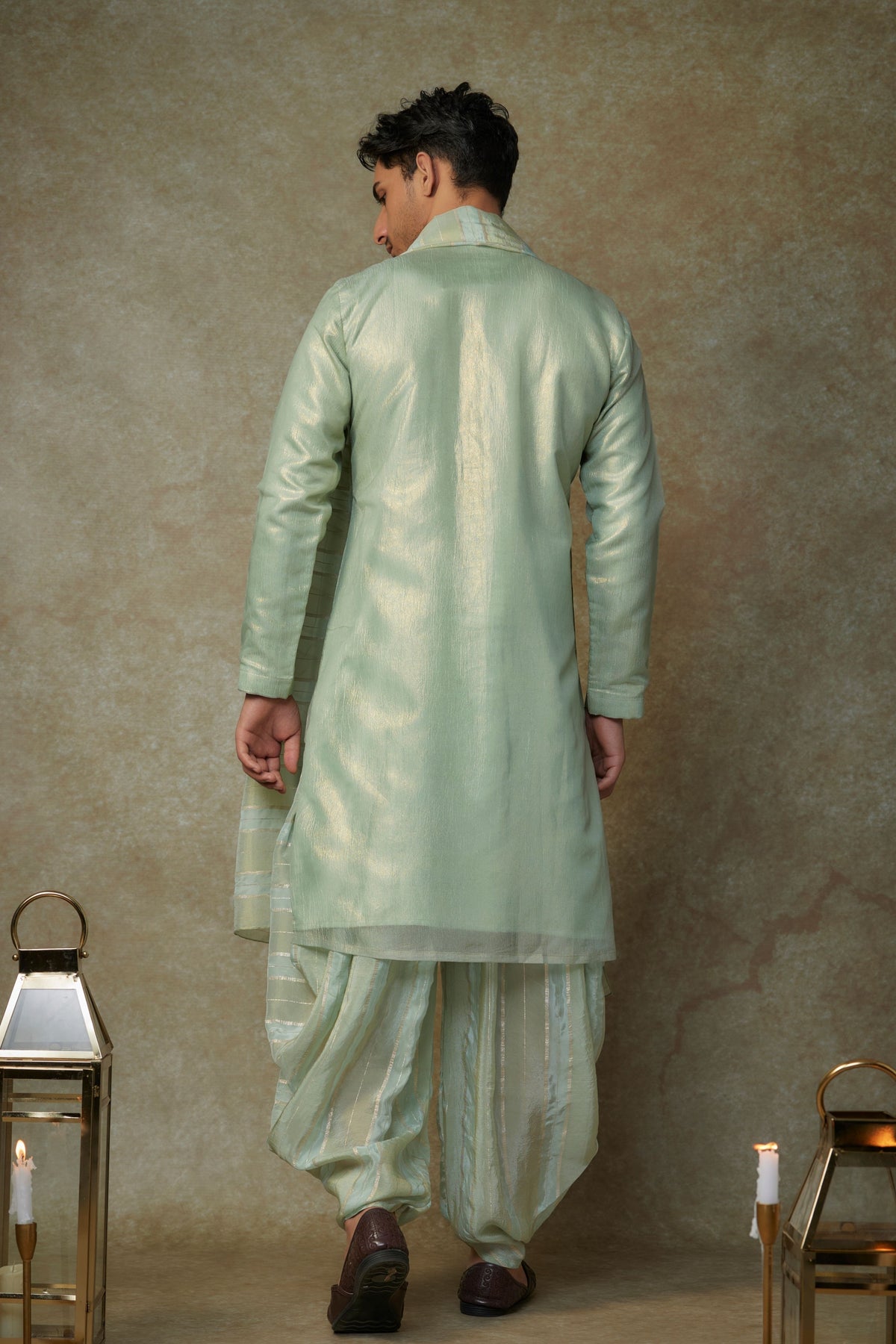 Sage Green Embroidered Kurta Set