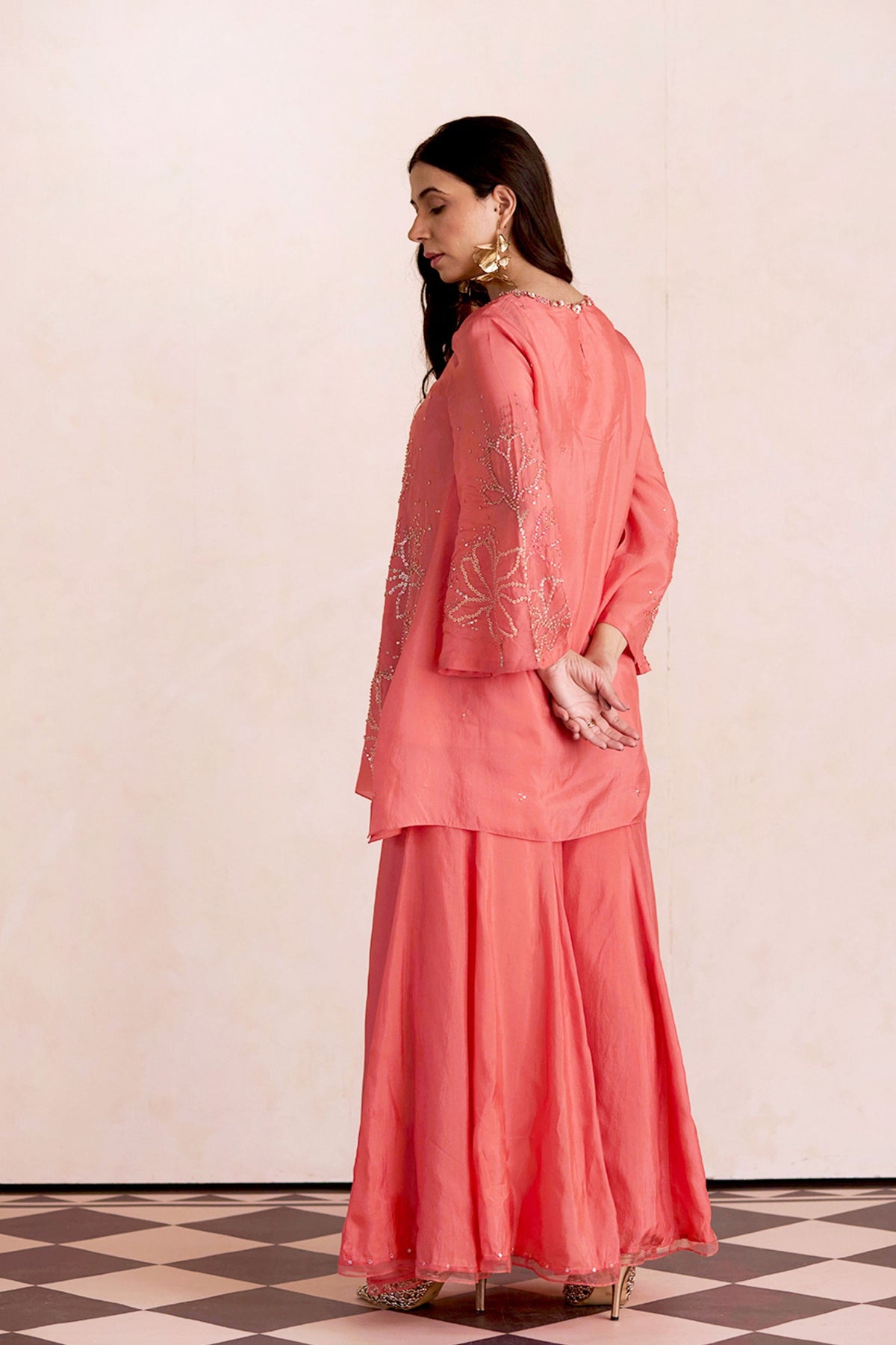 Strawberry Sharara Set