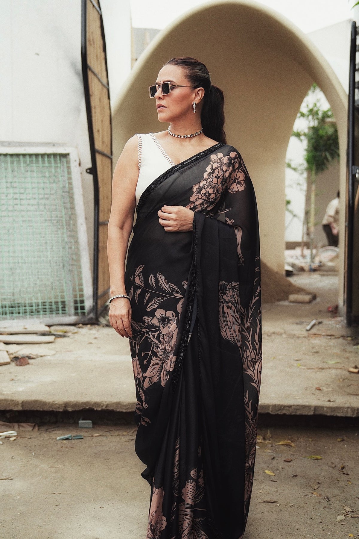 Neha Dhupia in Varun Bahl Pret