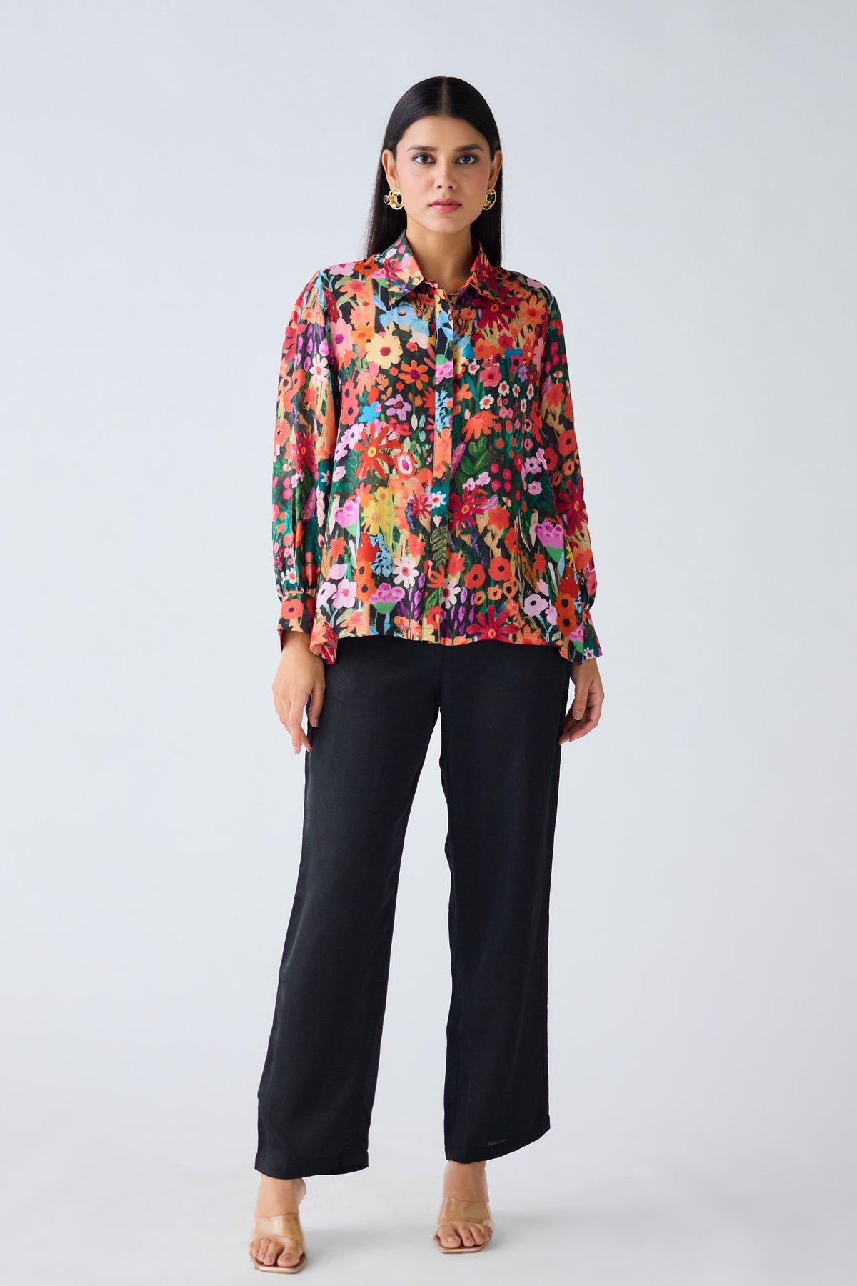 Multi Muslin Floral Shirt