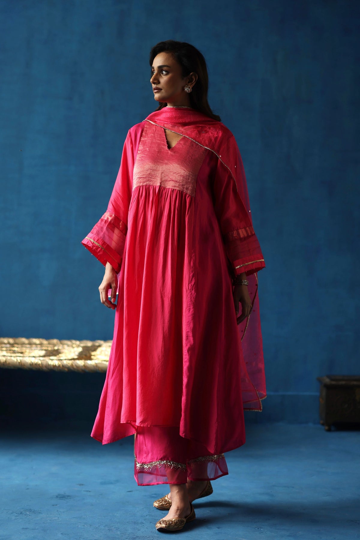 Fuchsia Jamun Kurta Set