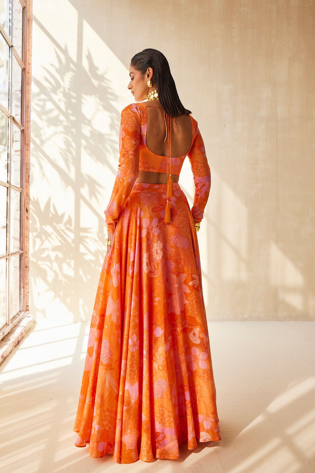 Warm Haze Lehenga