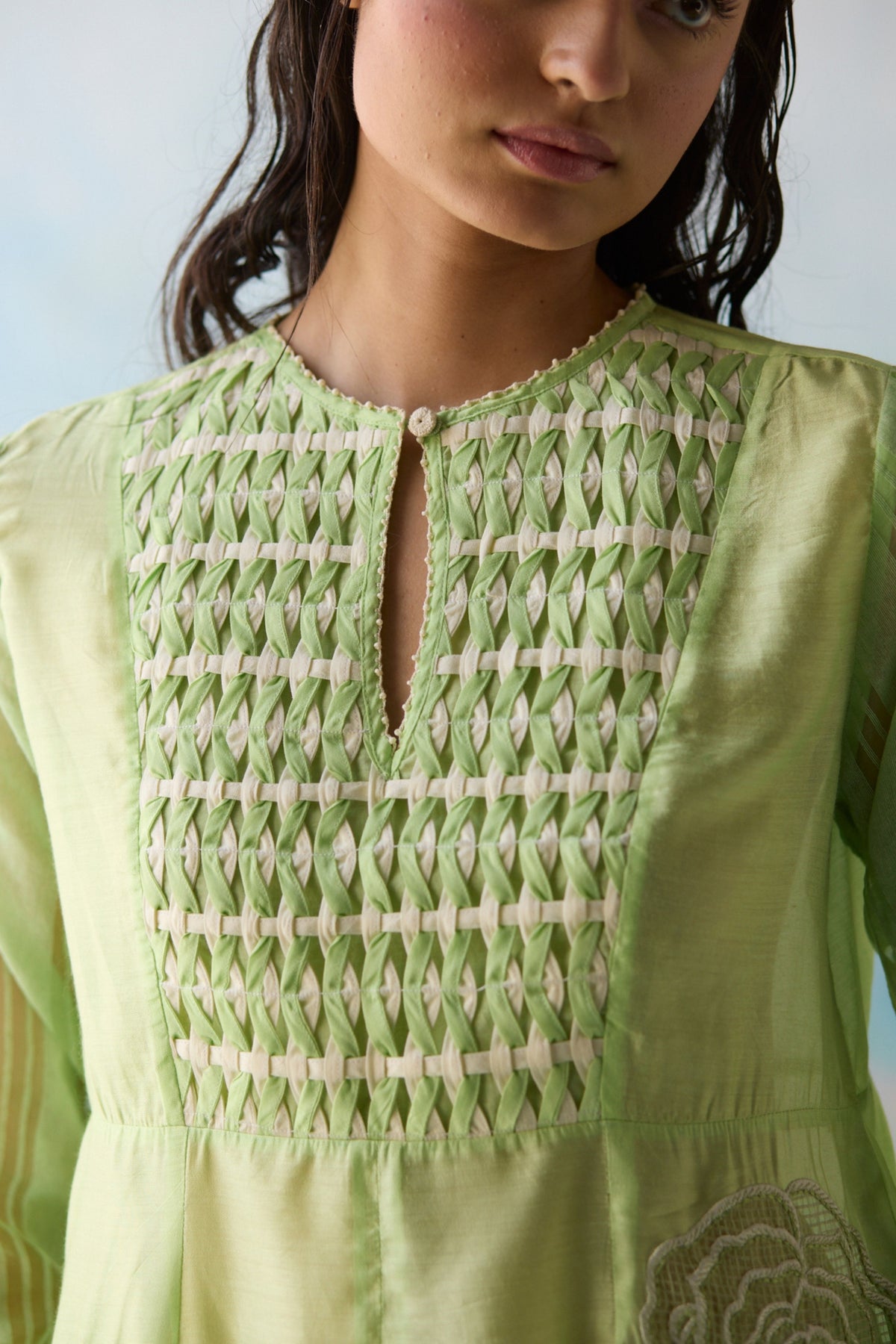 Fern Smocked Top