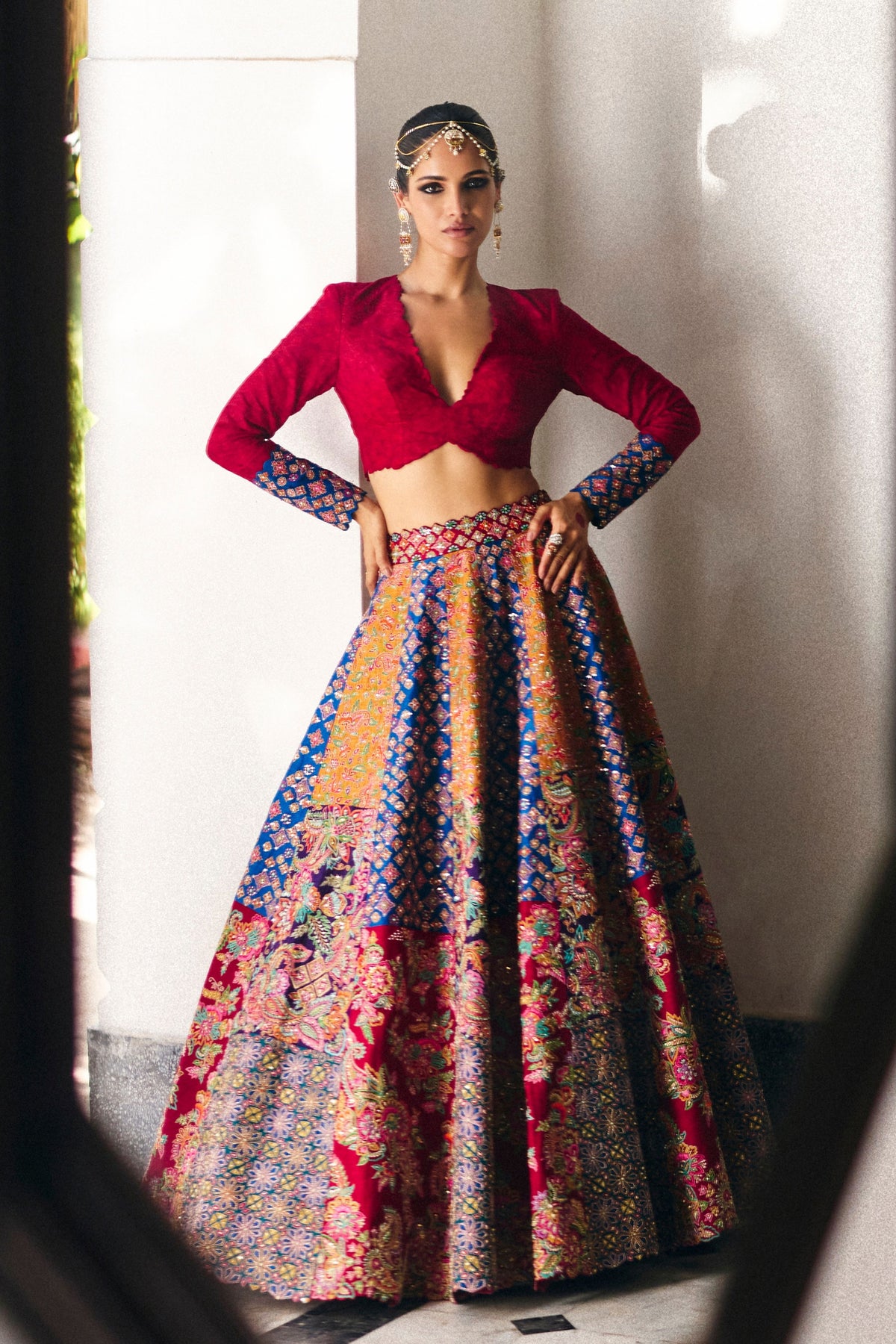 Sarga Lehenga Set