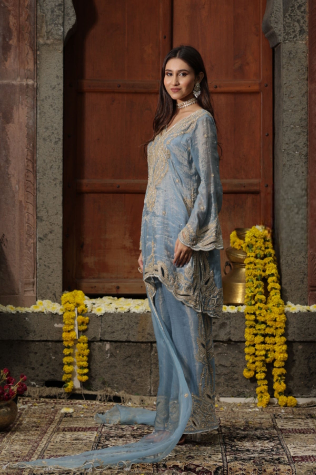 Blue Kurta Set