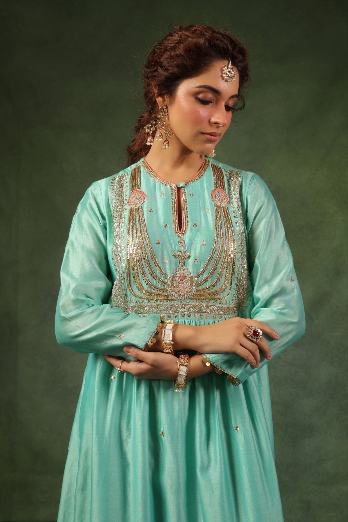 Blue Neela Kurta Set