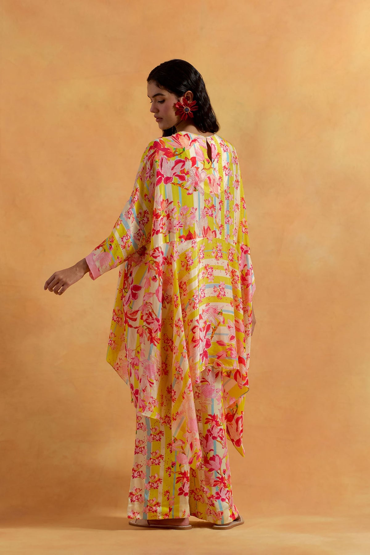 Ecru Kaftan Set