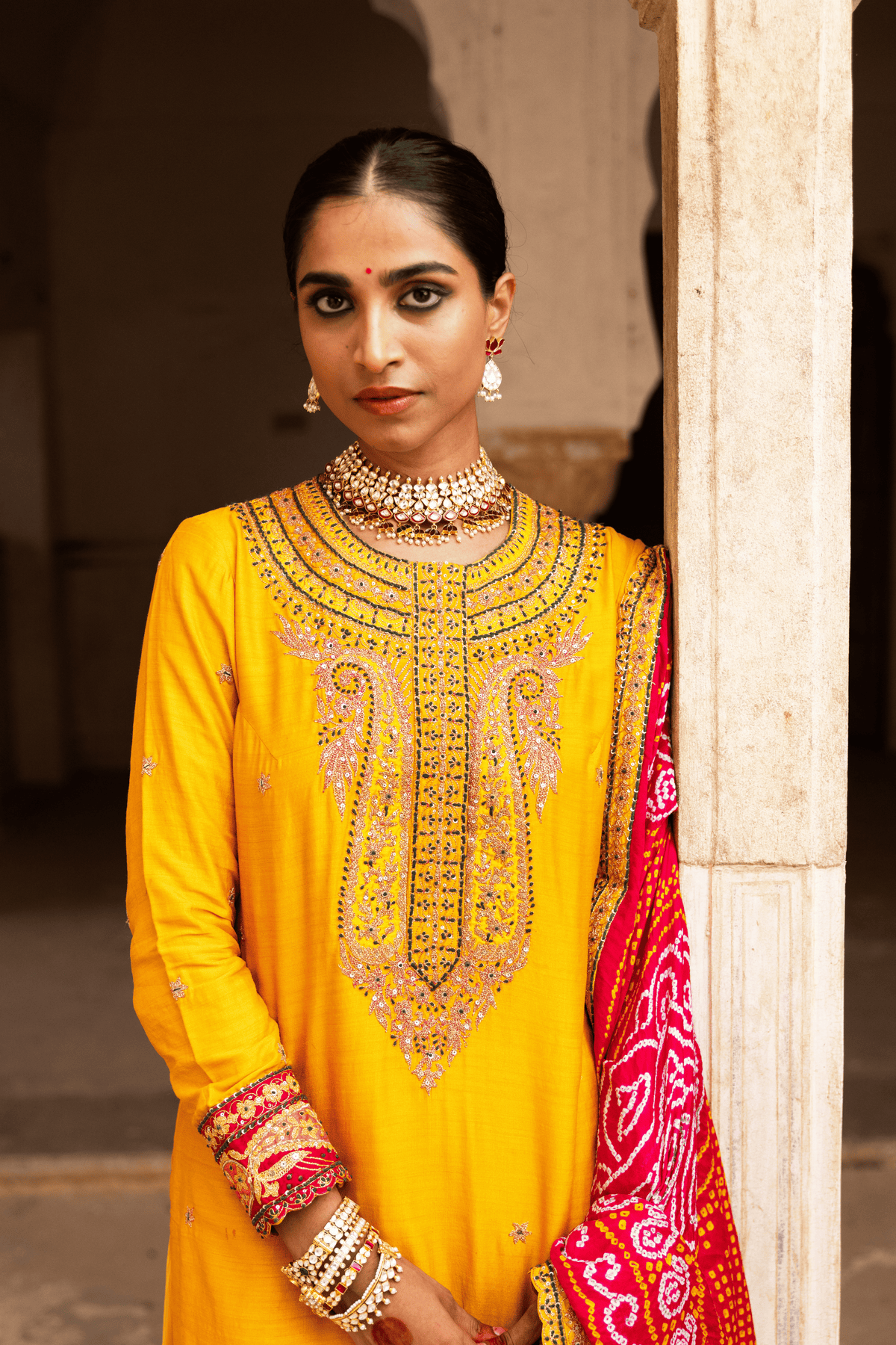 Haldi Bliss bridal Sharara