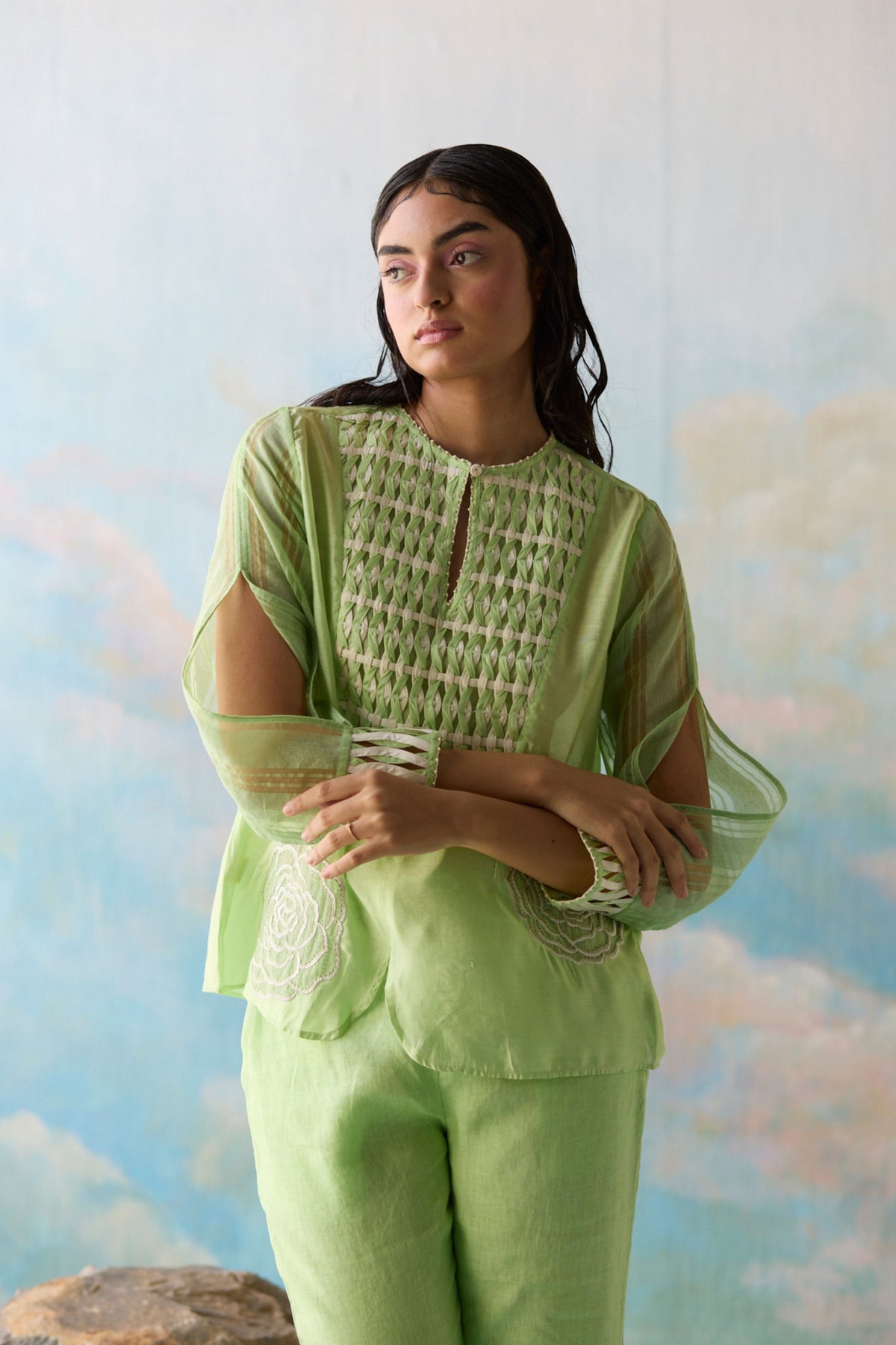 Fern Smocked Top