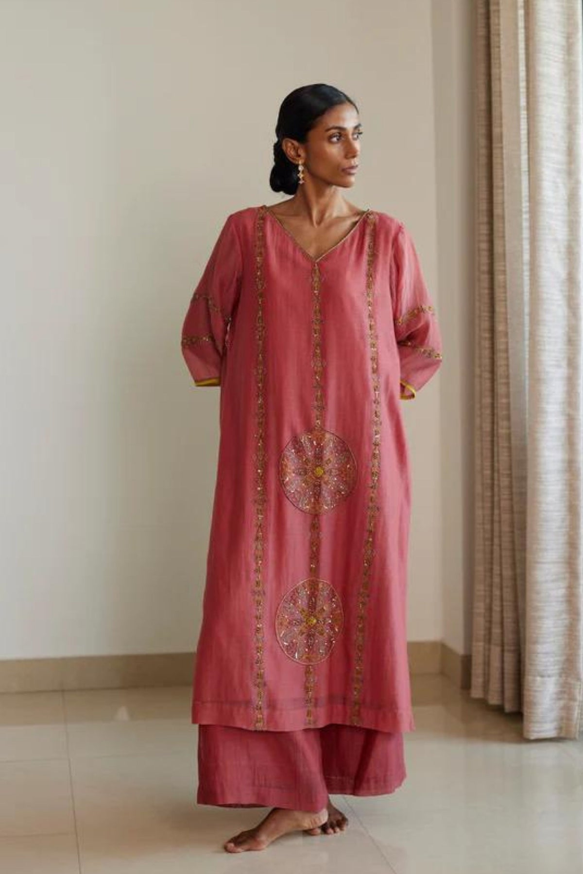 Pink Uday Kurta Set