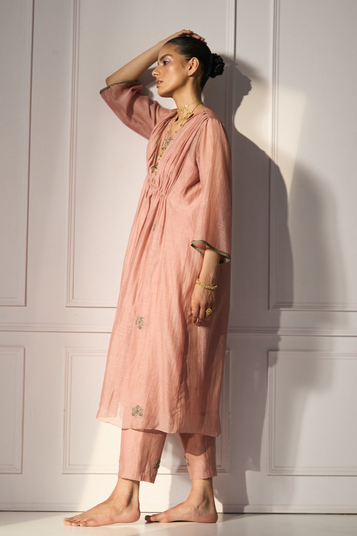 Pink Kashni Kurta