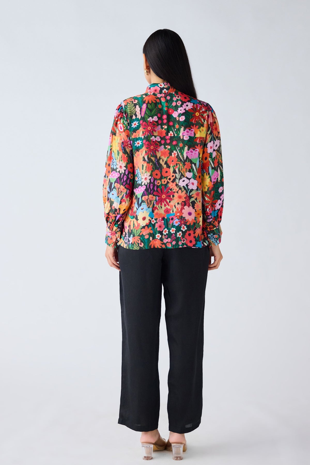 Multi Muslin Floral Shirt