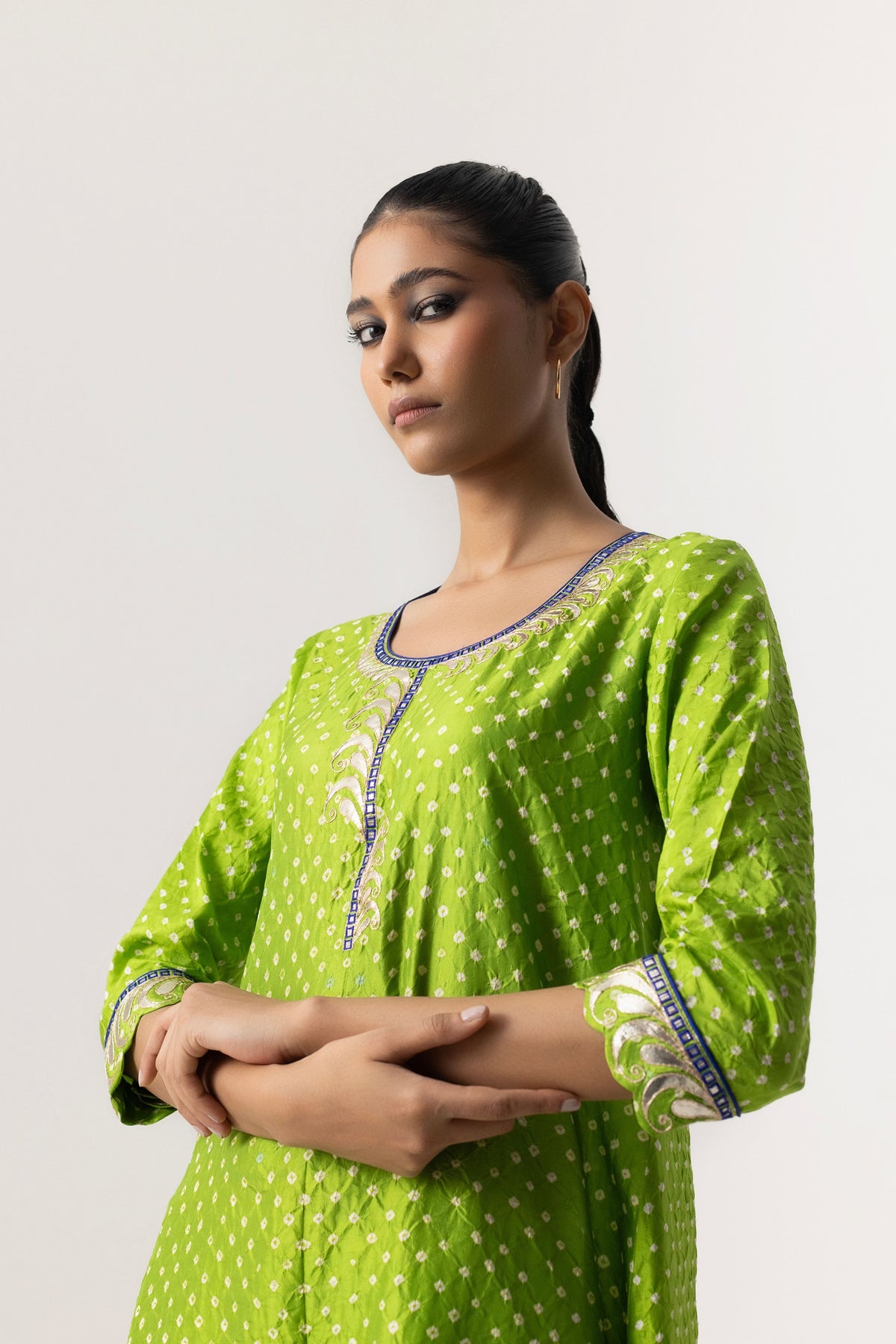 Leaf Green Jia Kurta Set