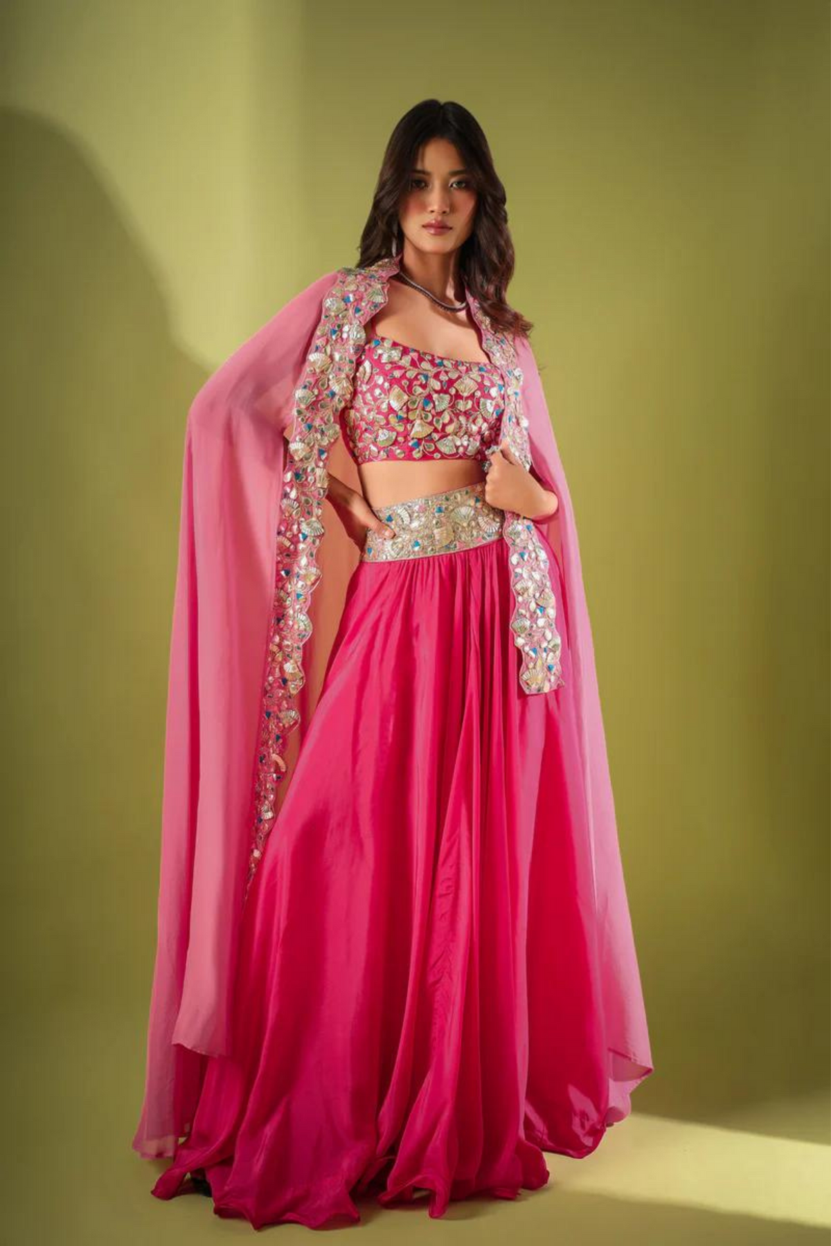 Rouge Pink Lehenga Set