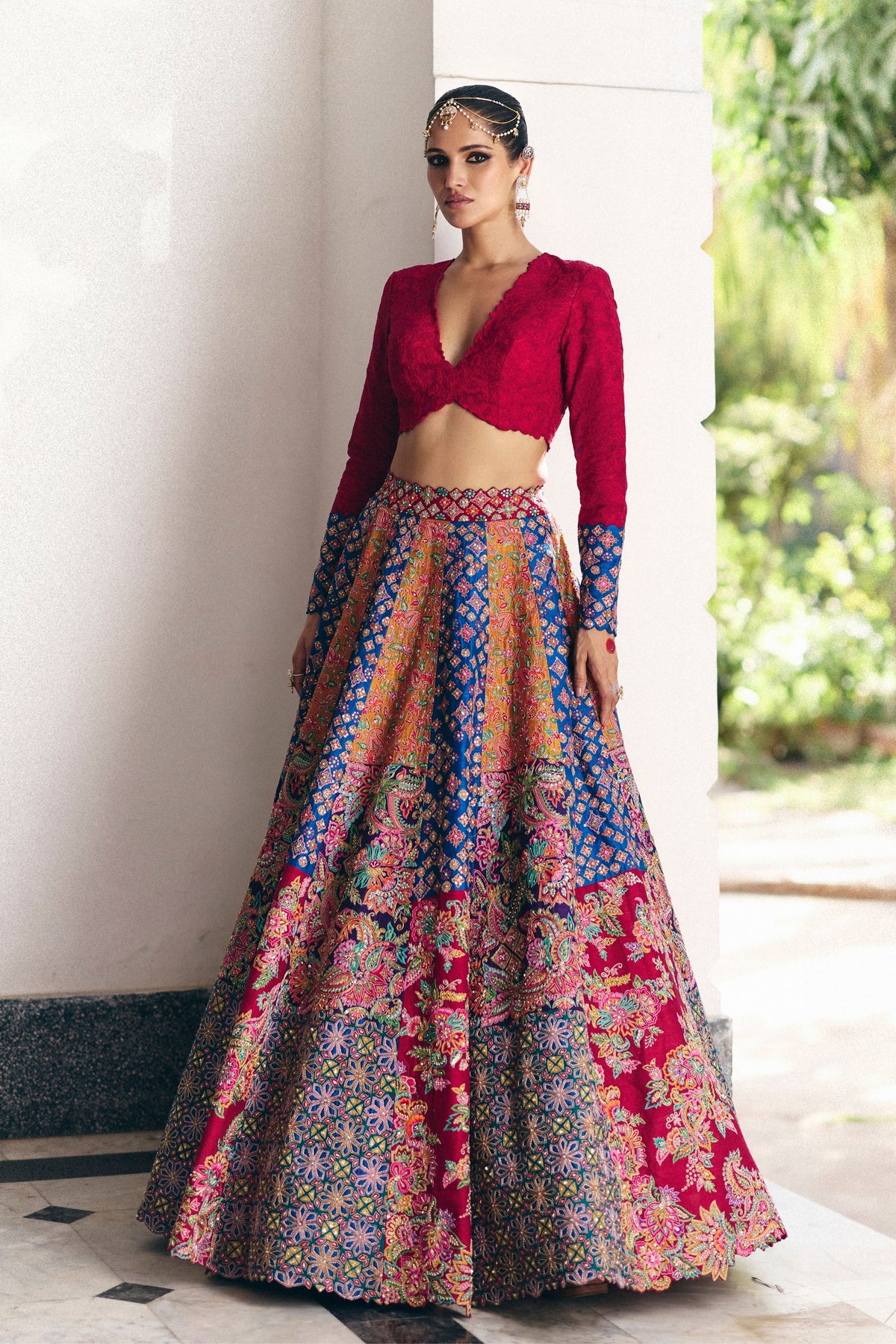 Sarga Lehenga Set