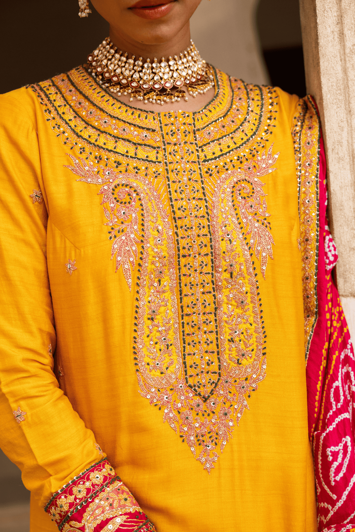 Haldi Bliss bridal Sharara