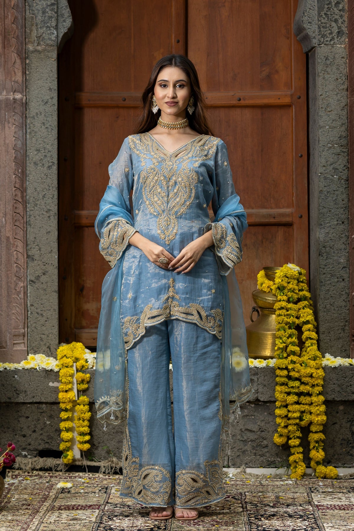 Blue Kurta Set