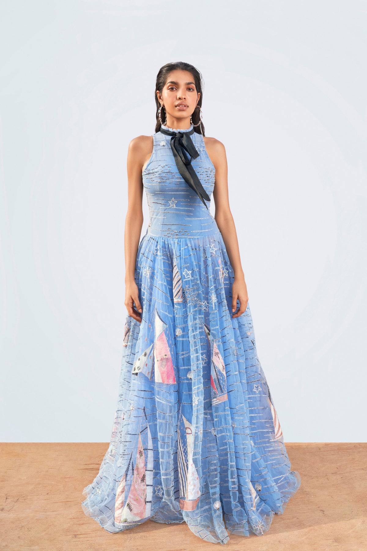 Dodger Blue Horizon Gown