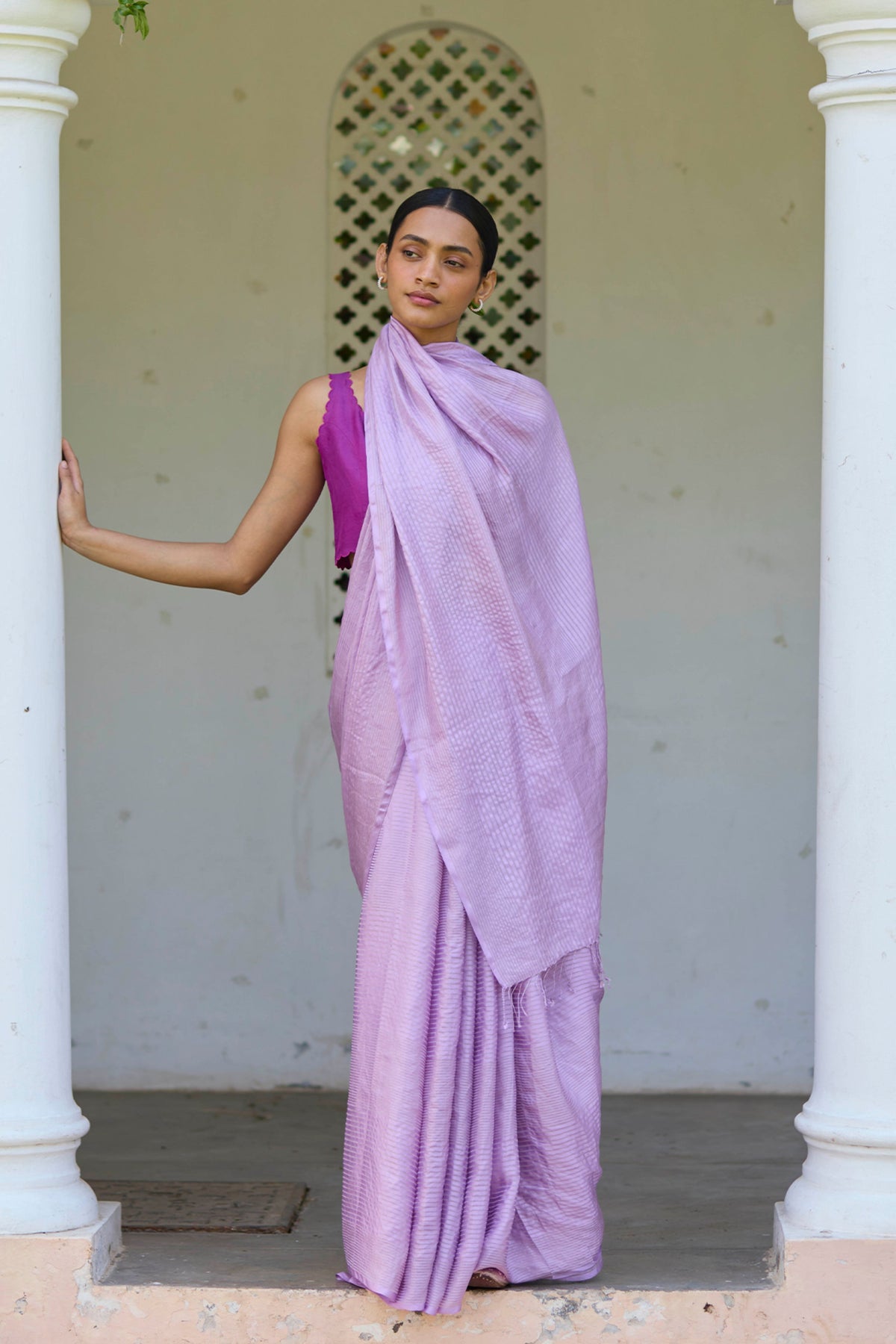 Inner Peace Pink Saree