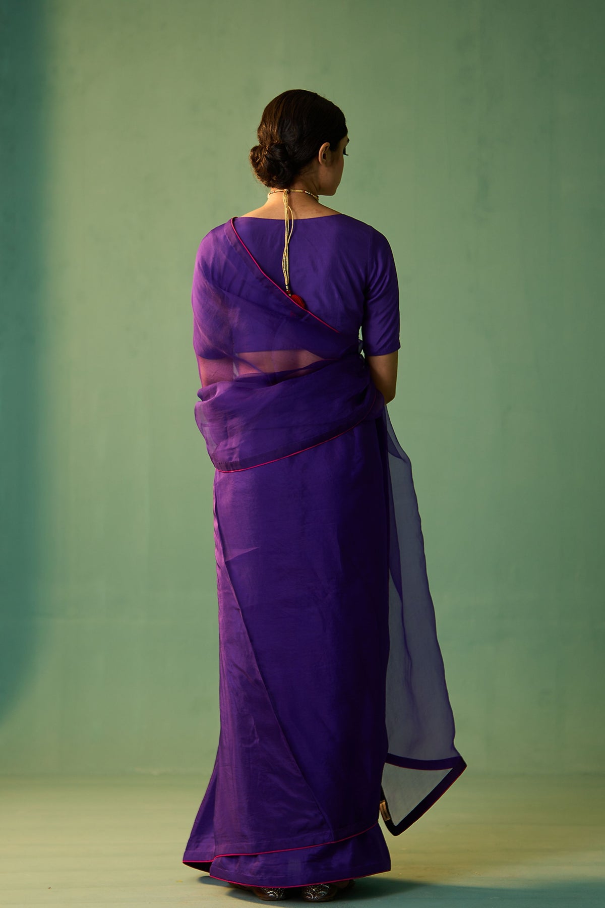 Purple Mayra Saree