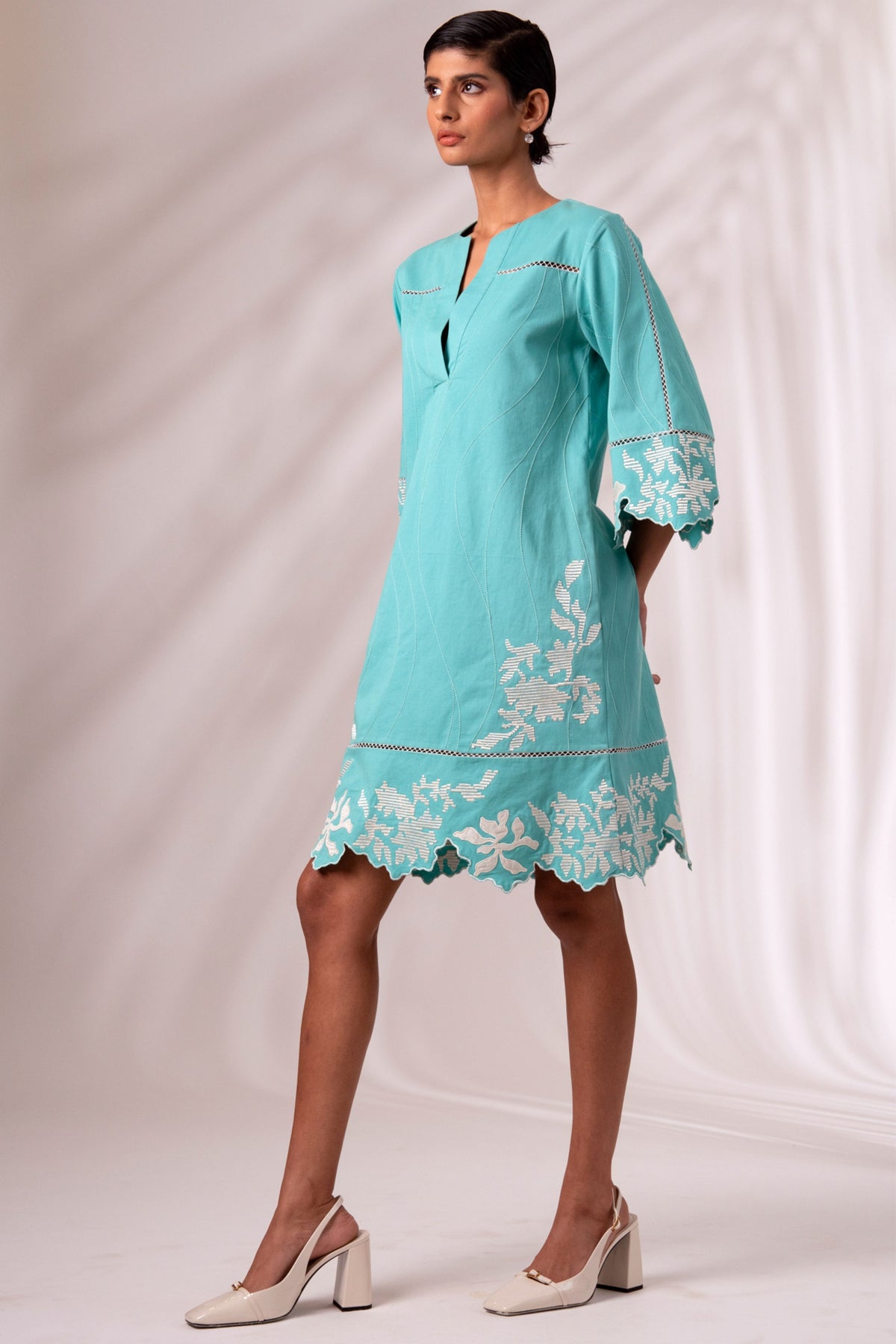 Mason Sea Green Short Dress