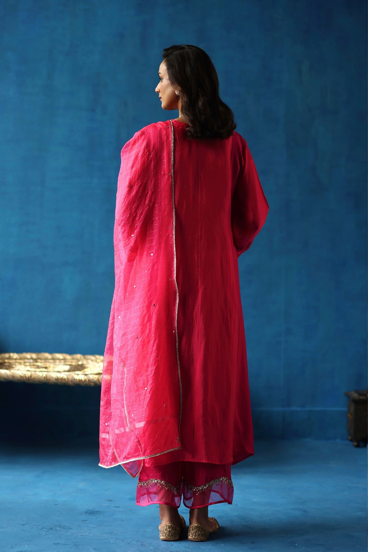 Fuchsia Jamun Kurta Set