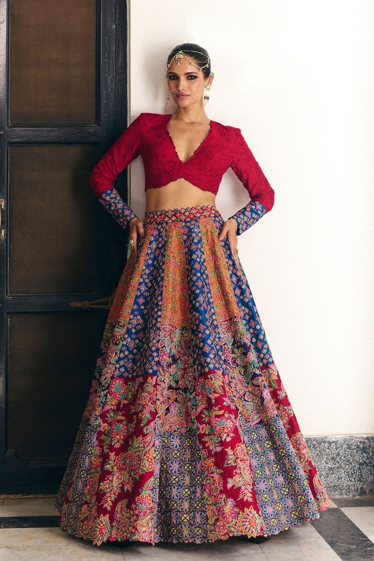 Sarga Lehenga Set