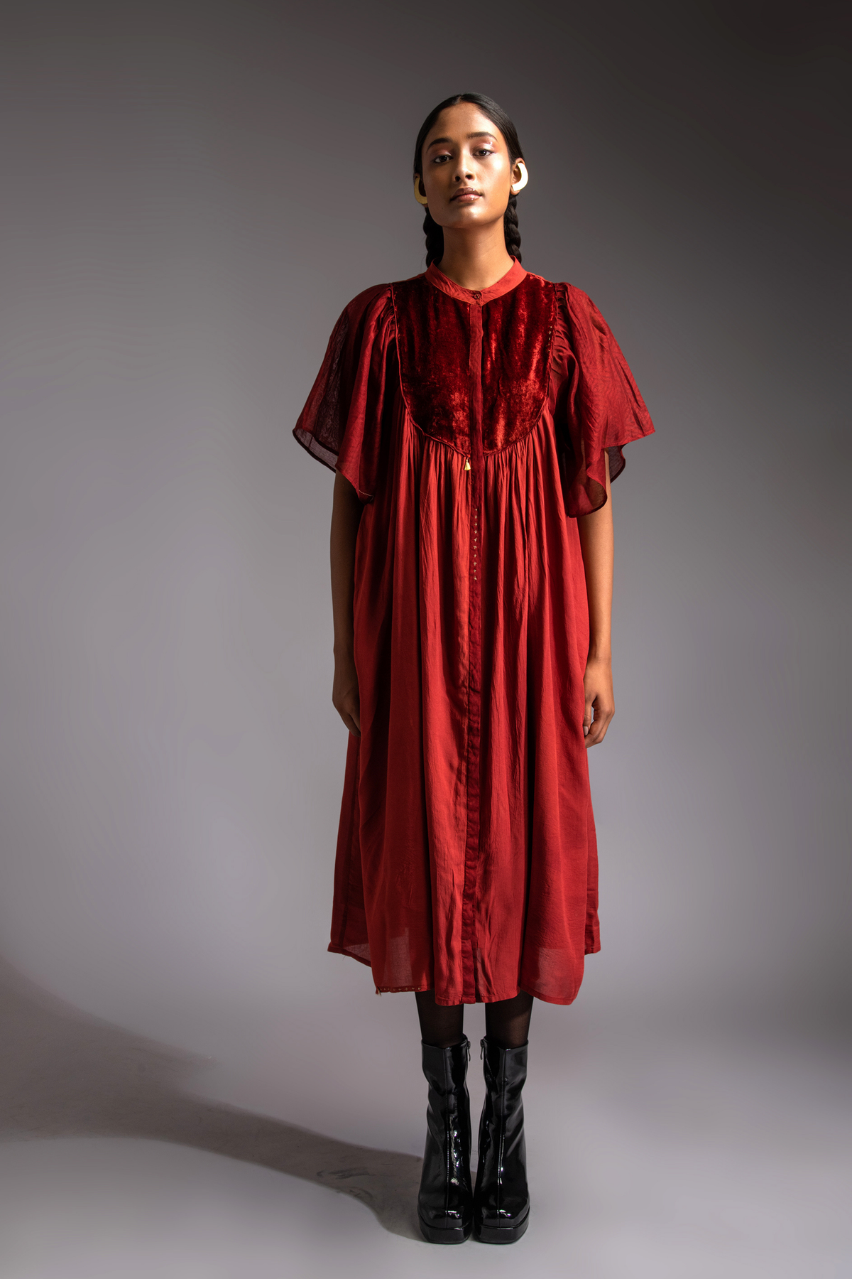 Crimson Moonlit Dress