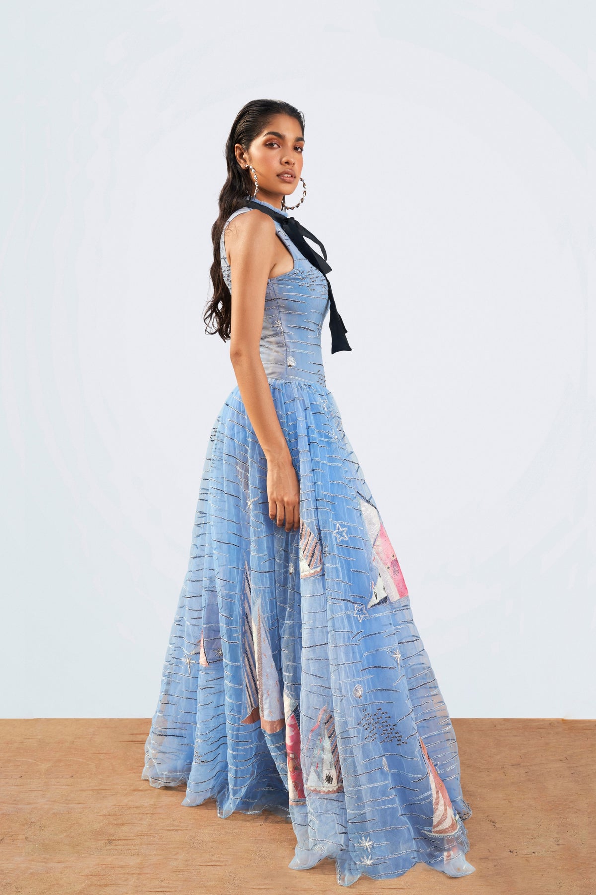 Dodger Blue Horizon Gown