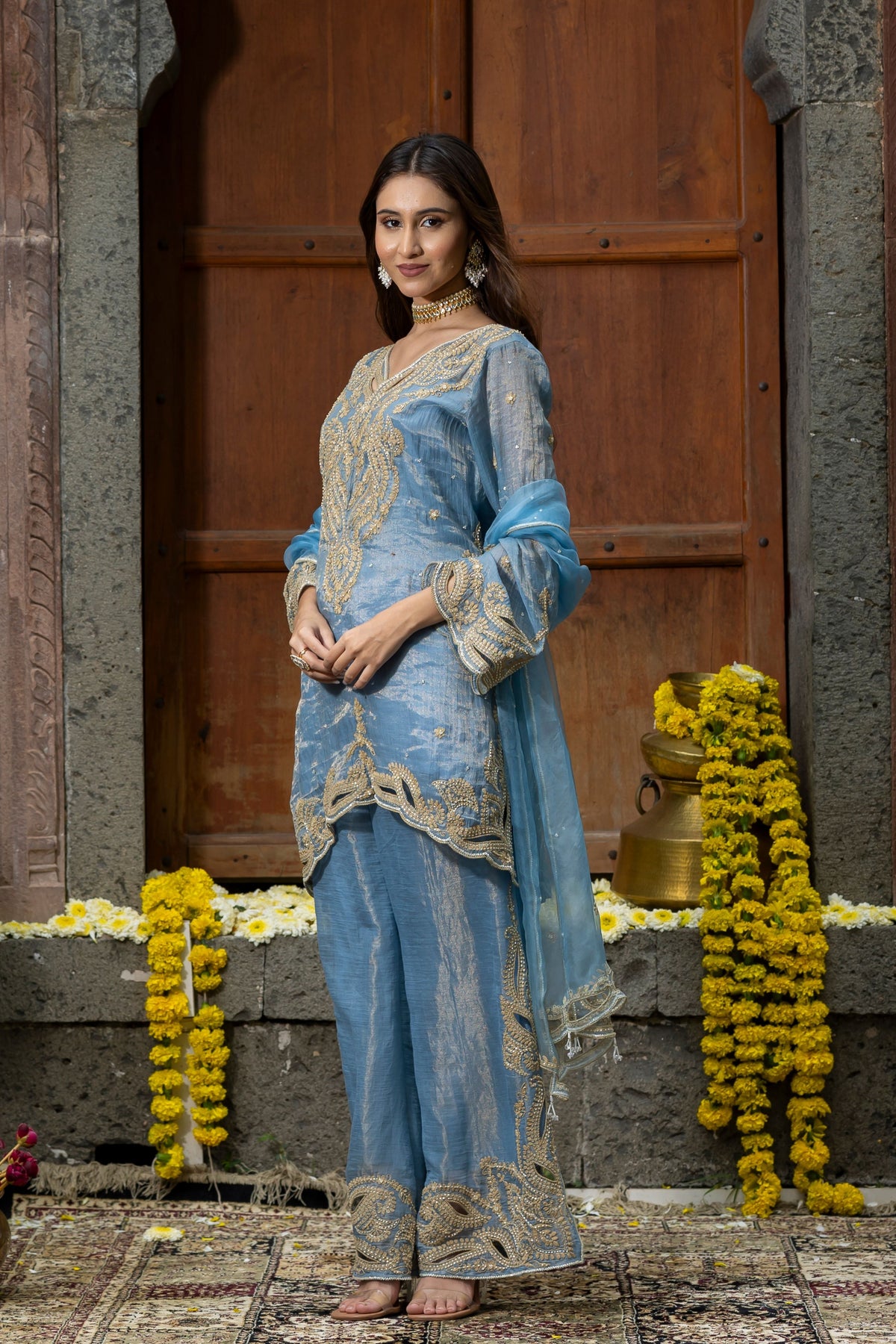 Blue Kurta Set