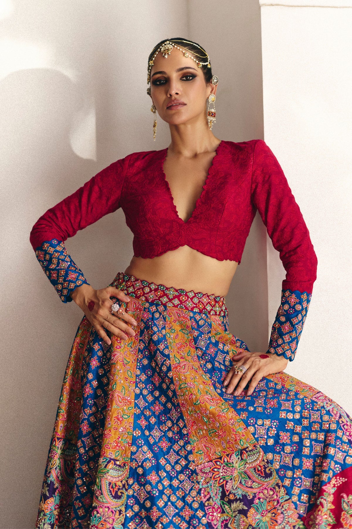 Sarga Lehenga Set