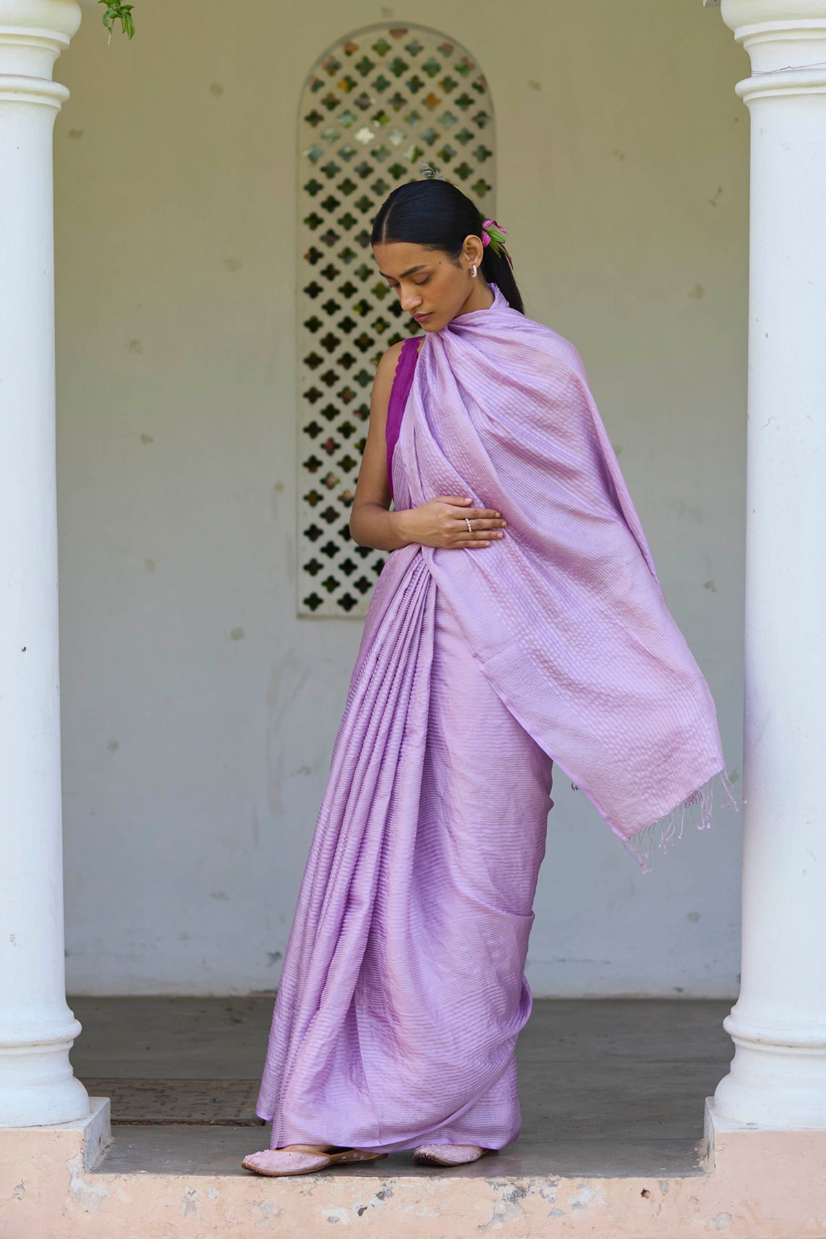 Inner Peace Pink Saree