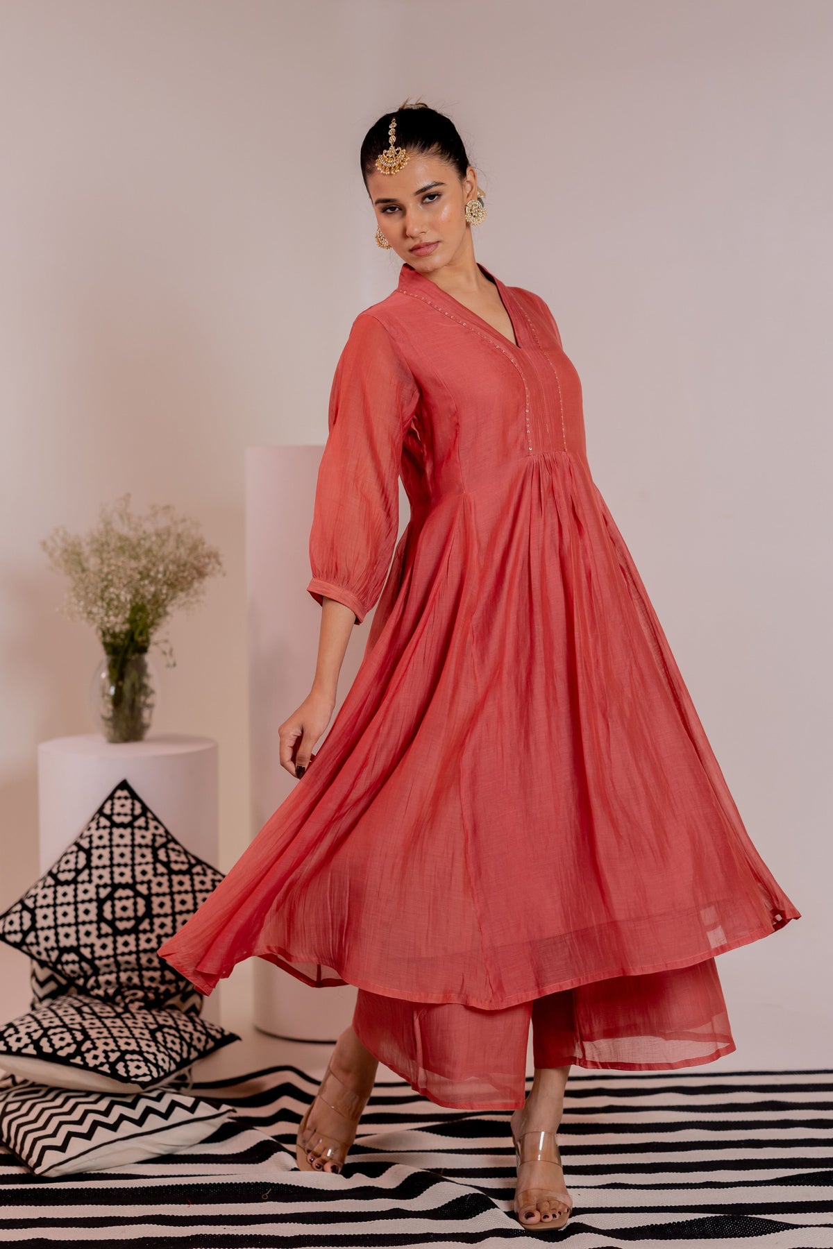 Taara Pink Kurta Set