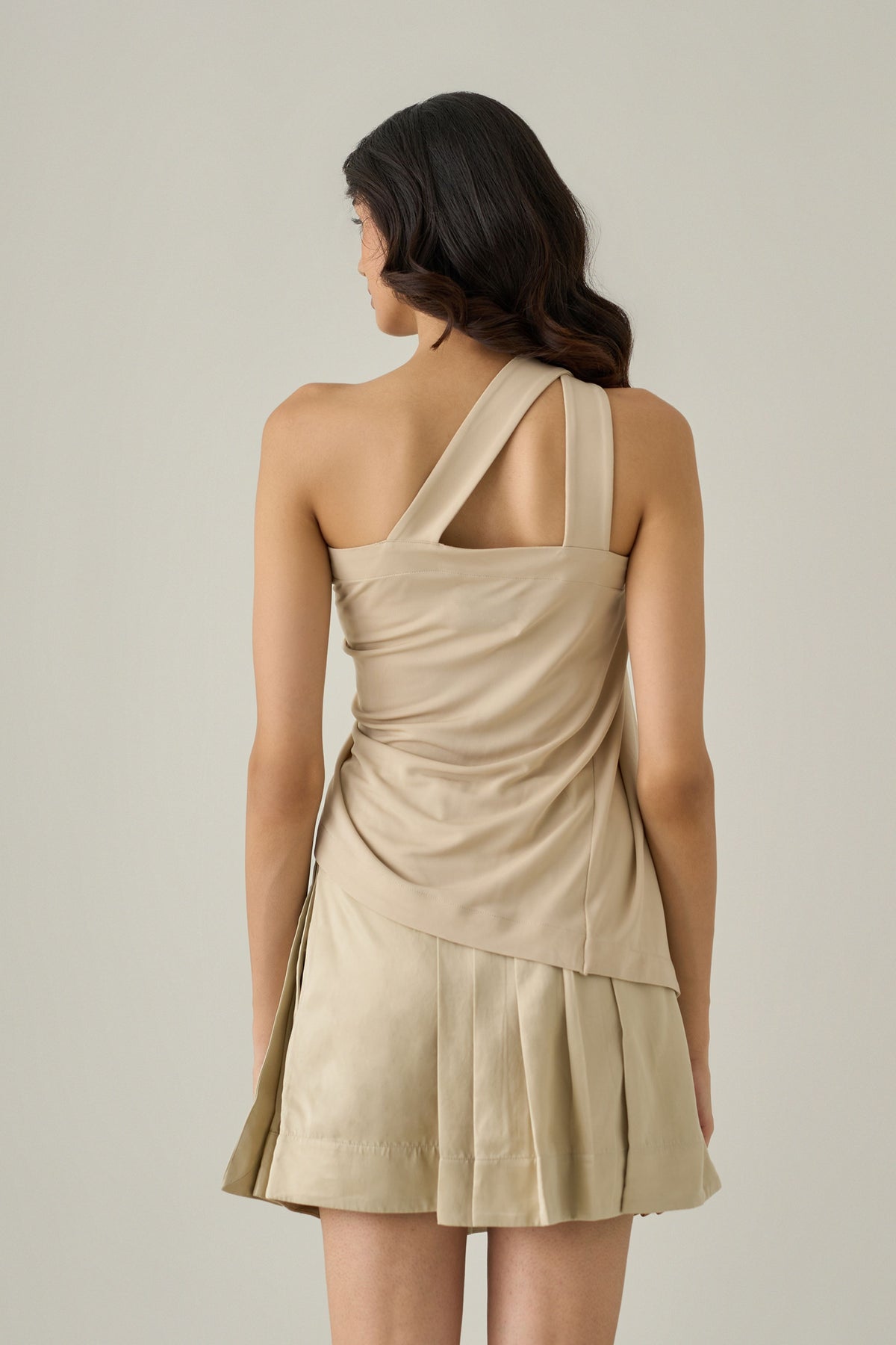 One Shoulder Draped Top