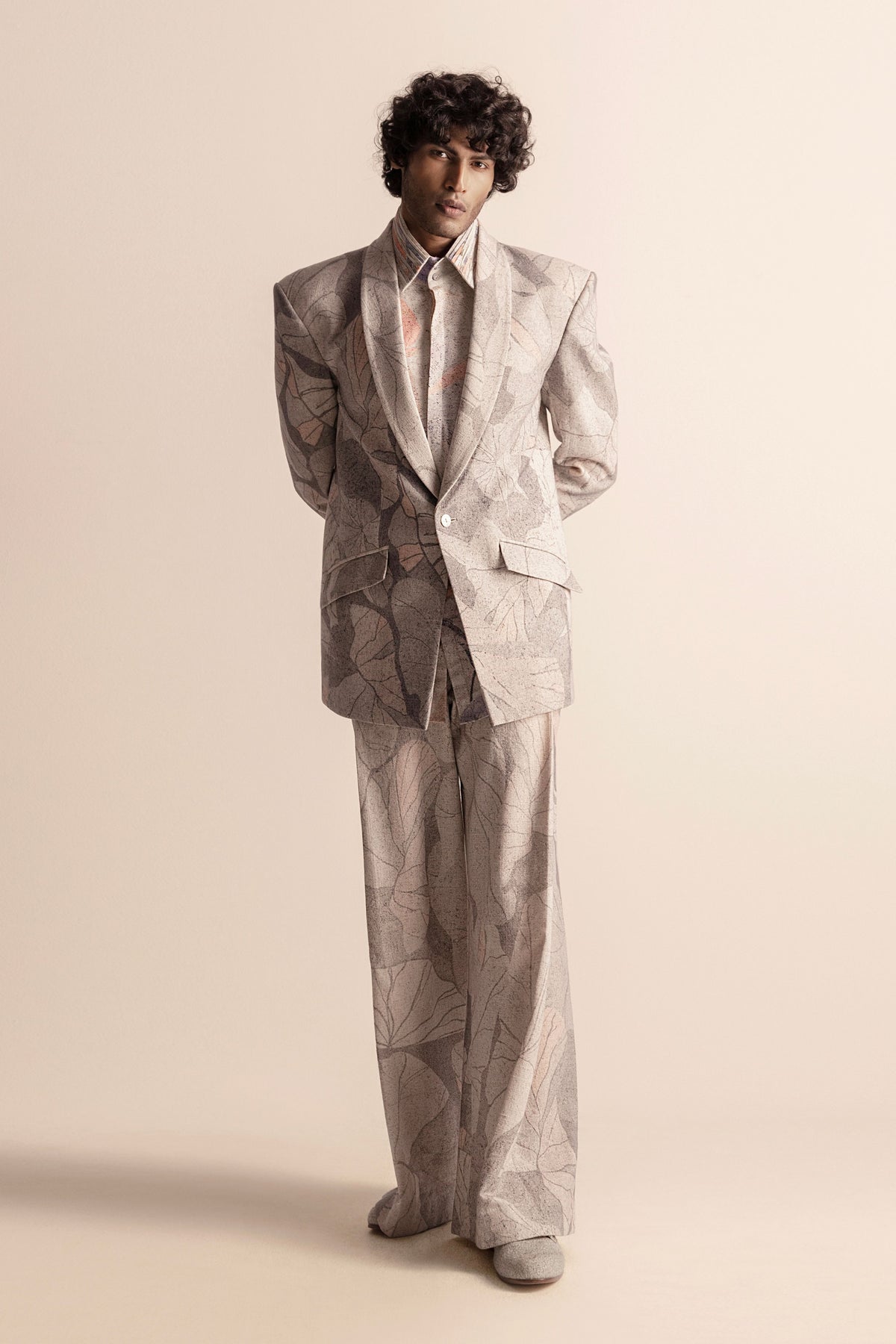 Nadru Printed Menswear Suit