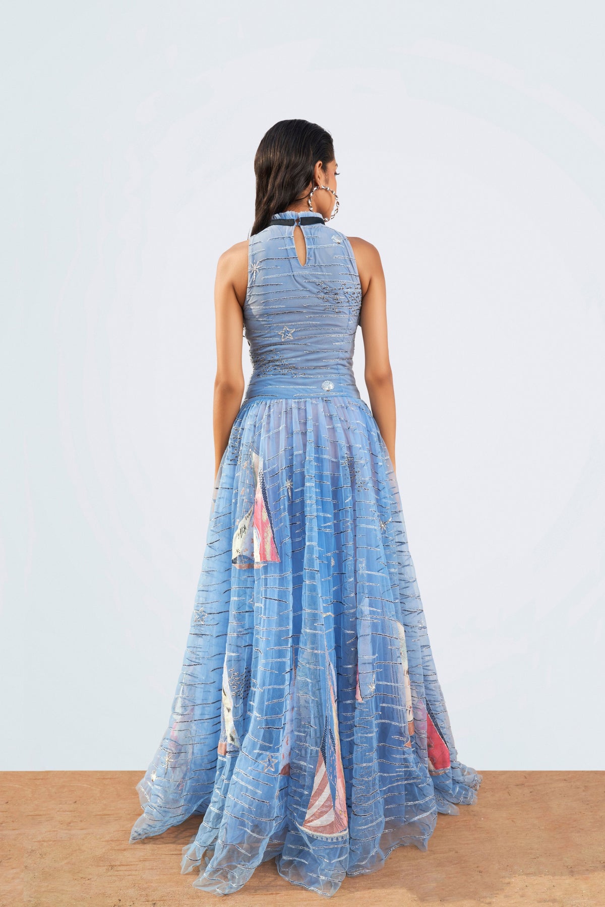 Dodger Blue Horizon Gown