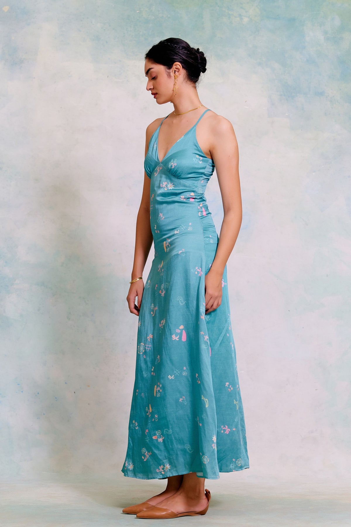 Felicity Sea Blue Dress