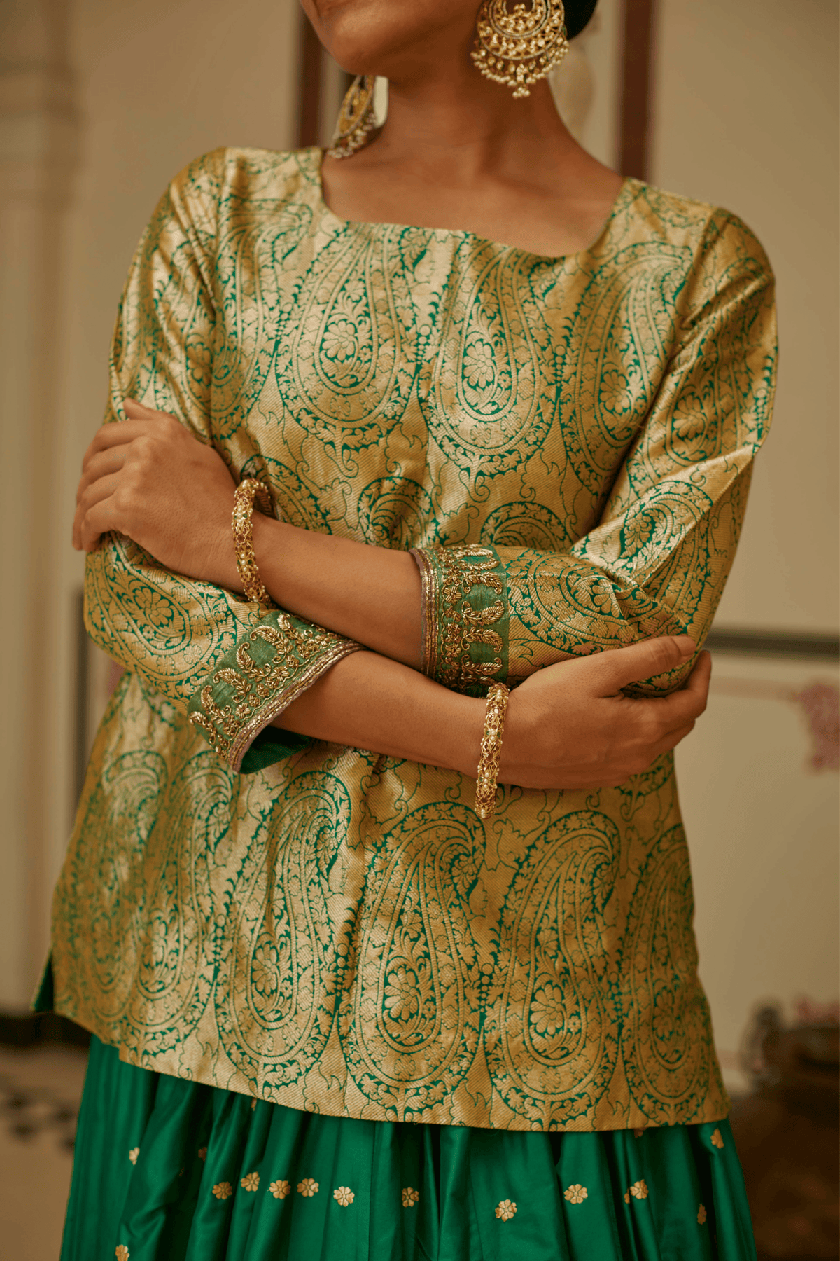 Panna Boteh Kurti