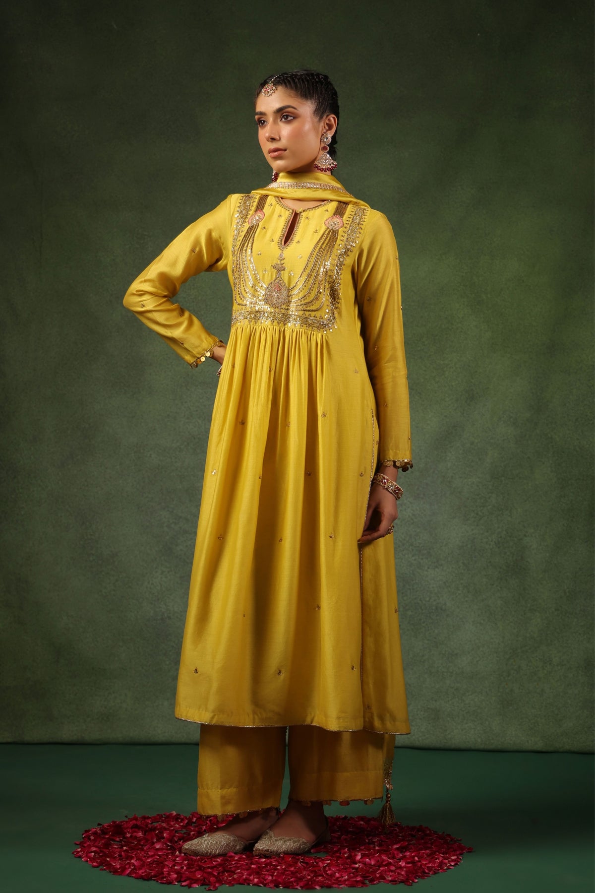 Yellow Pakeezah Kurta Set