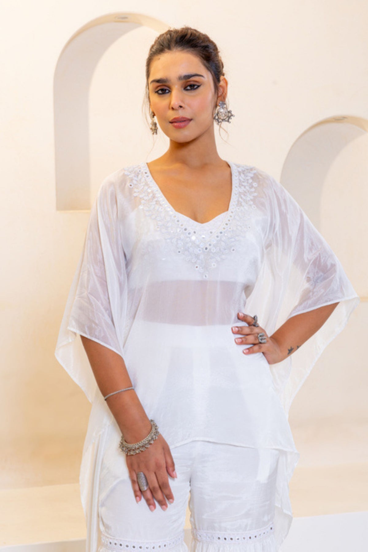 Kaftan With Bustier and Sharara