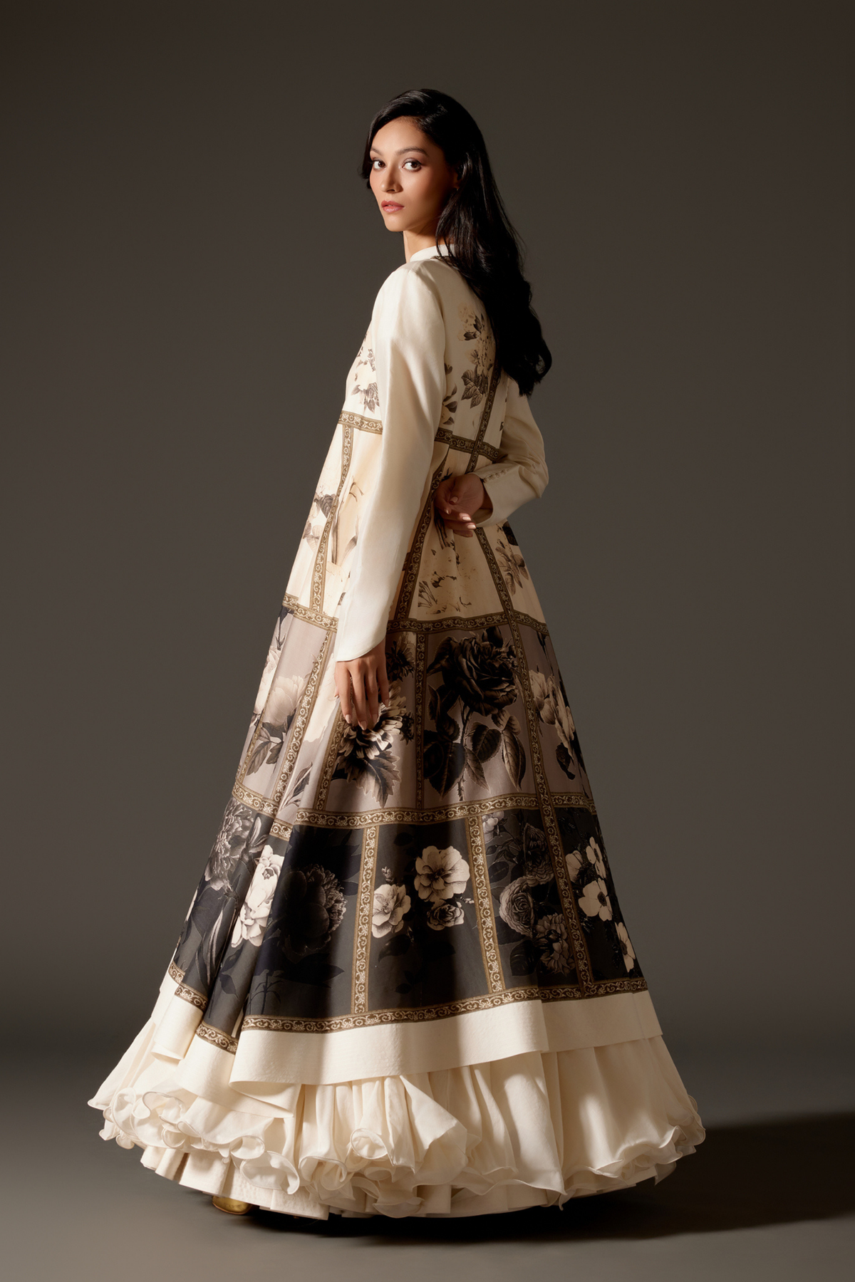 Chanderi Long Jacket