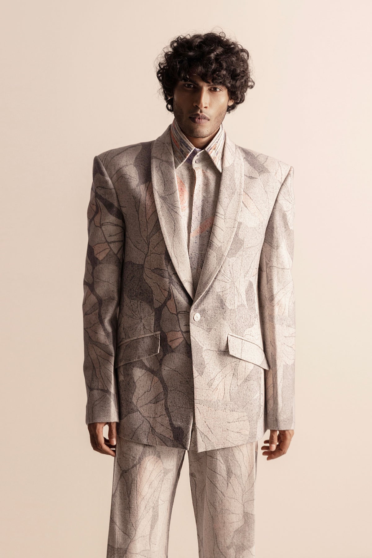 Nadru Printed Menswear Suit