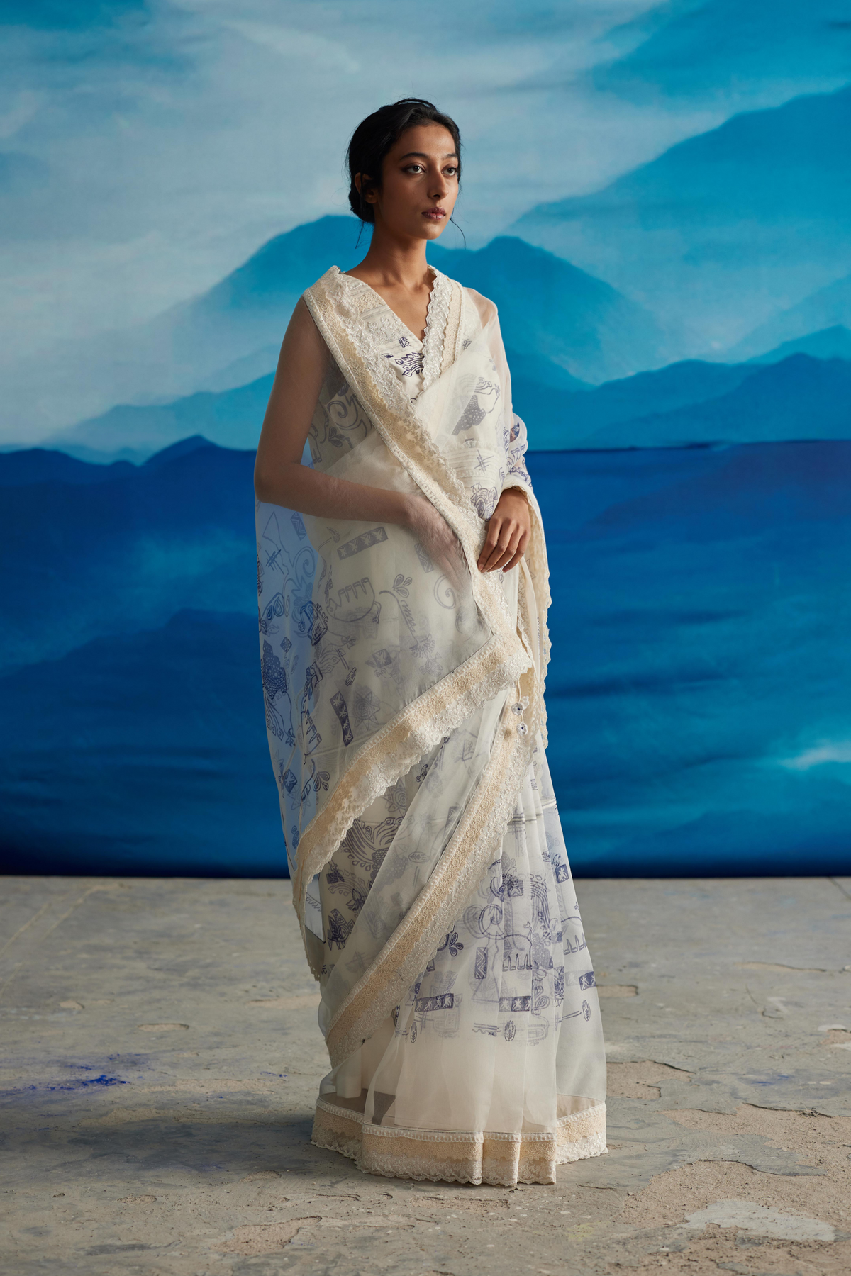 Ambrosia Organza Saree