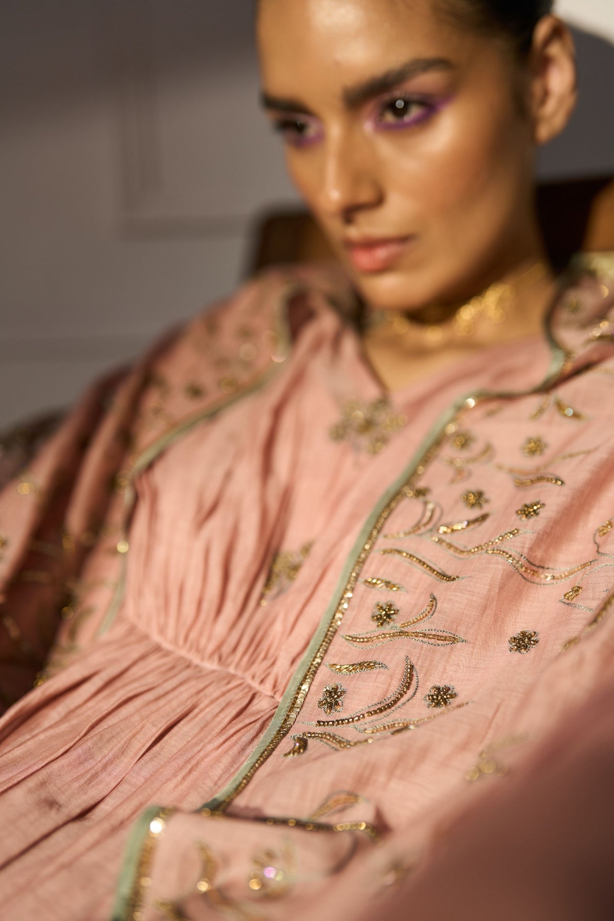 Pink Kashni Kurta