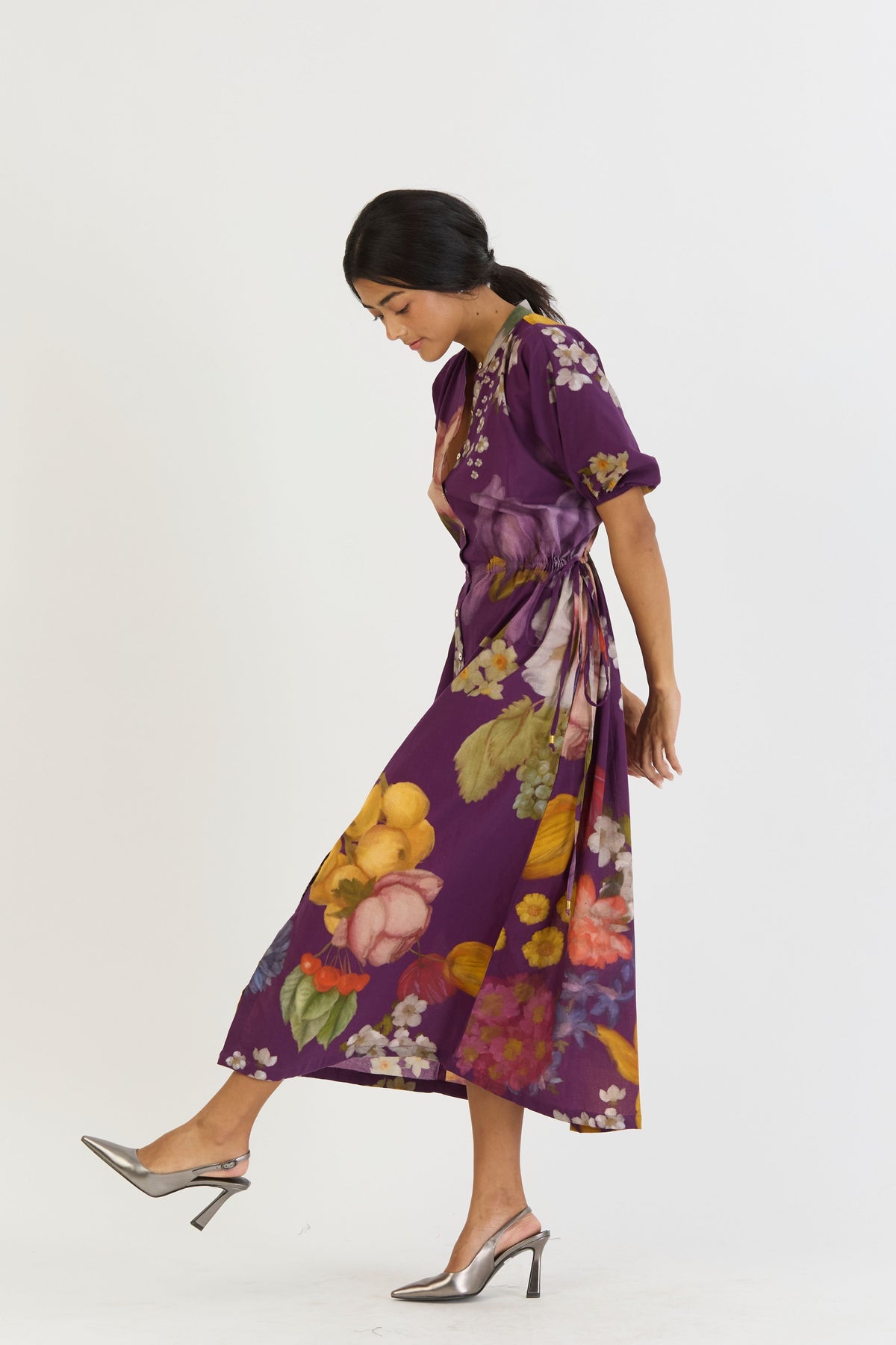 Jamun Side Tie up Dress